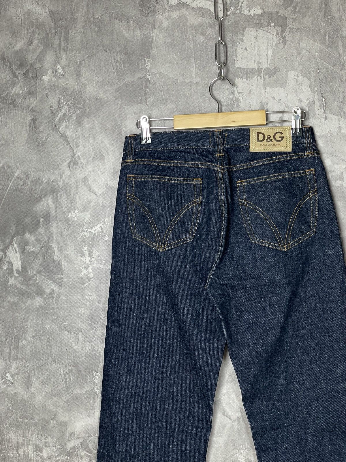 Luxury🔥 Vintage Dolce&Gabbana Y2K Crazy Denim Jeans Pants