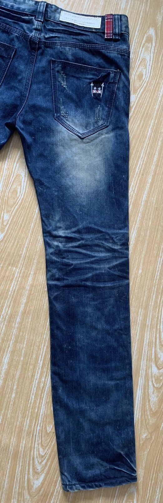 Japanese Brand Street Setup est 2007 Mud Wash Denim Jeans Pants Size US 30 / EU 46 - 11 Thumbnail