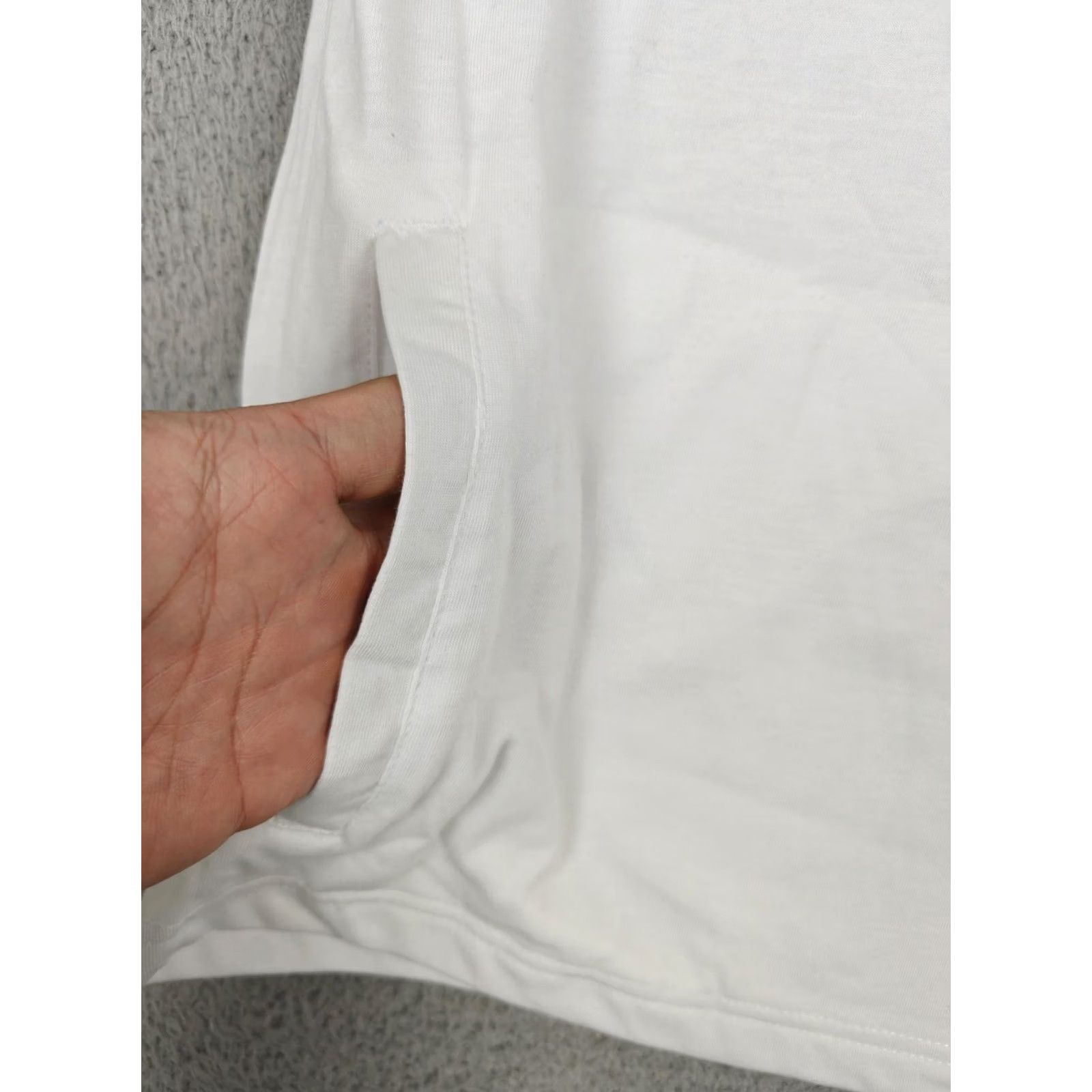 Ecko Unltd. Ecko Unltd Shirt Mens Medium White Hooded Short Sleeve Kangaroo Pocket EO31K826 Size US M / EU 48-50 / 2 - 5 Thumbnail