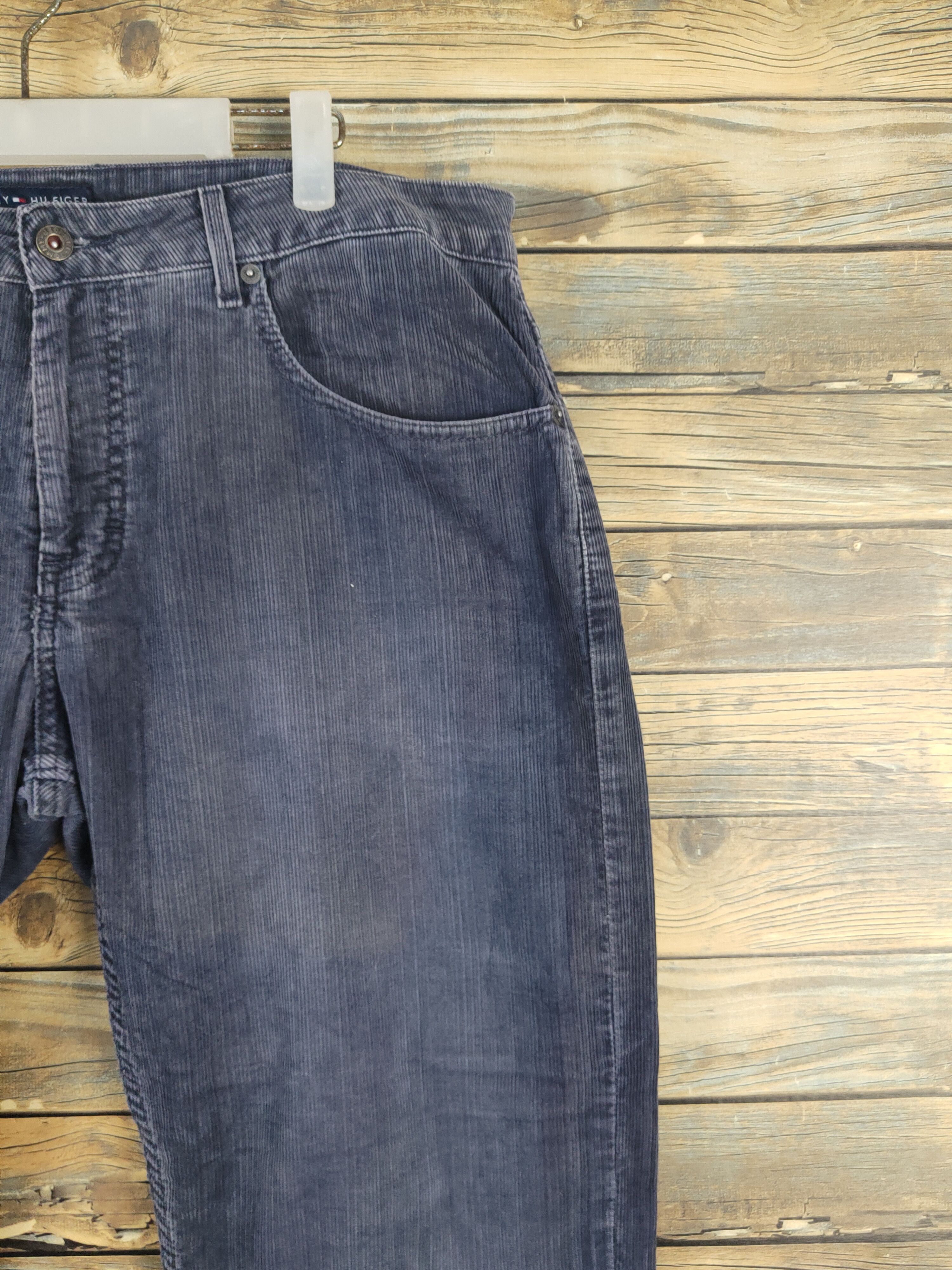 Tommy Hilfiger Tommy Hilfiger Navy Faded vintage Corduroy Pants #W1720 Size US 36 / EU 52 - 6 Thumbnail