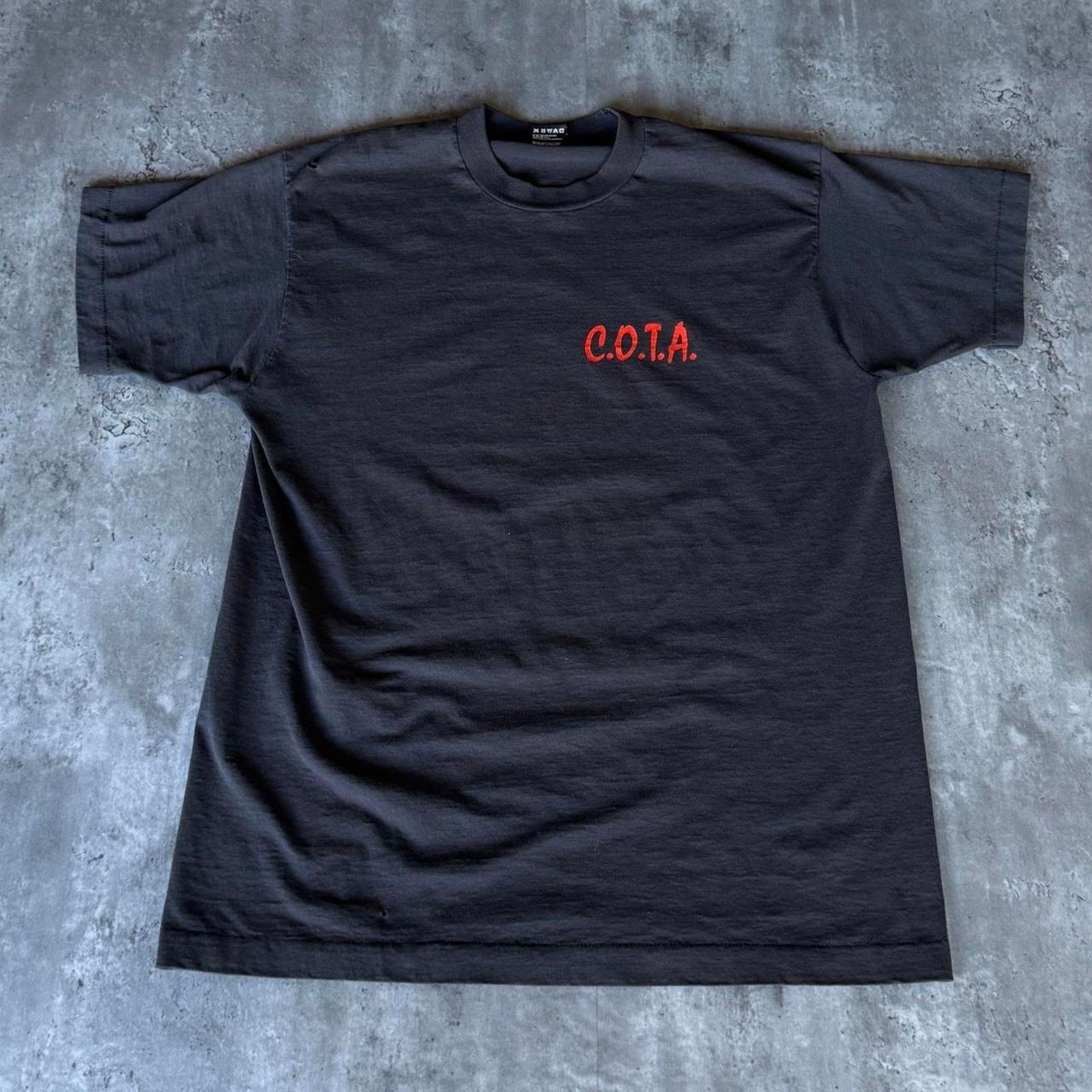 Japanese Brand × Vintage Vintage 90s Single Stitch Baggy Graphic Tee Size US XL / EU 56 / 4 - 4 Thumbnail