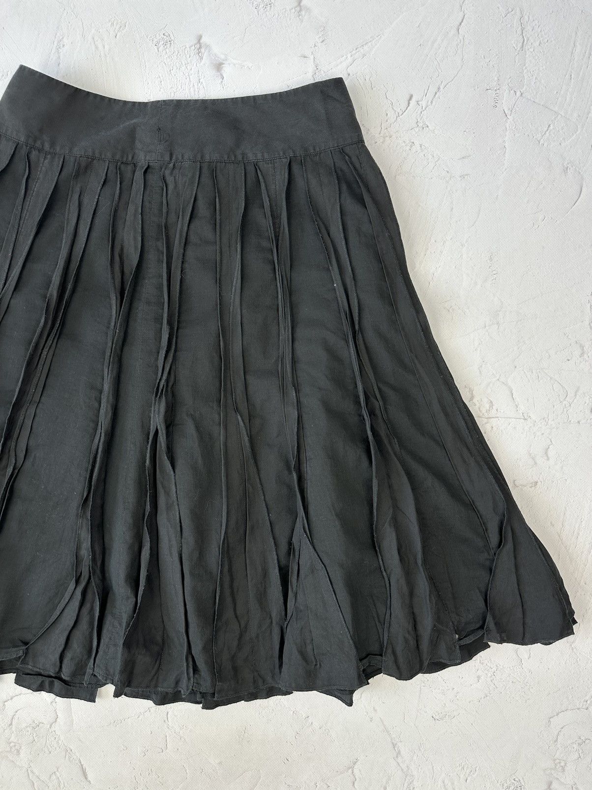 Vintage Vintage Flared Pleated Skirt Size 32" / US 10 / IT 46 - 2 Thumbnail