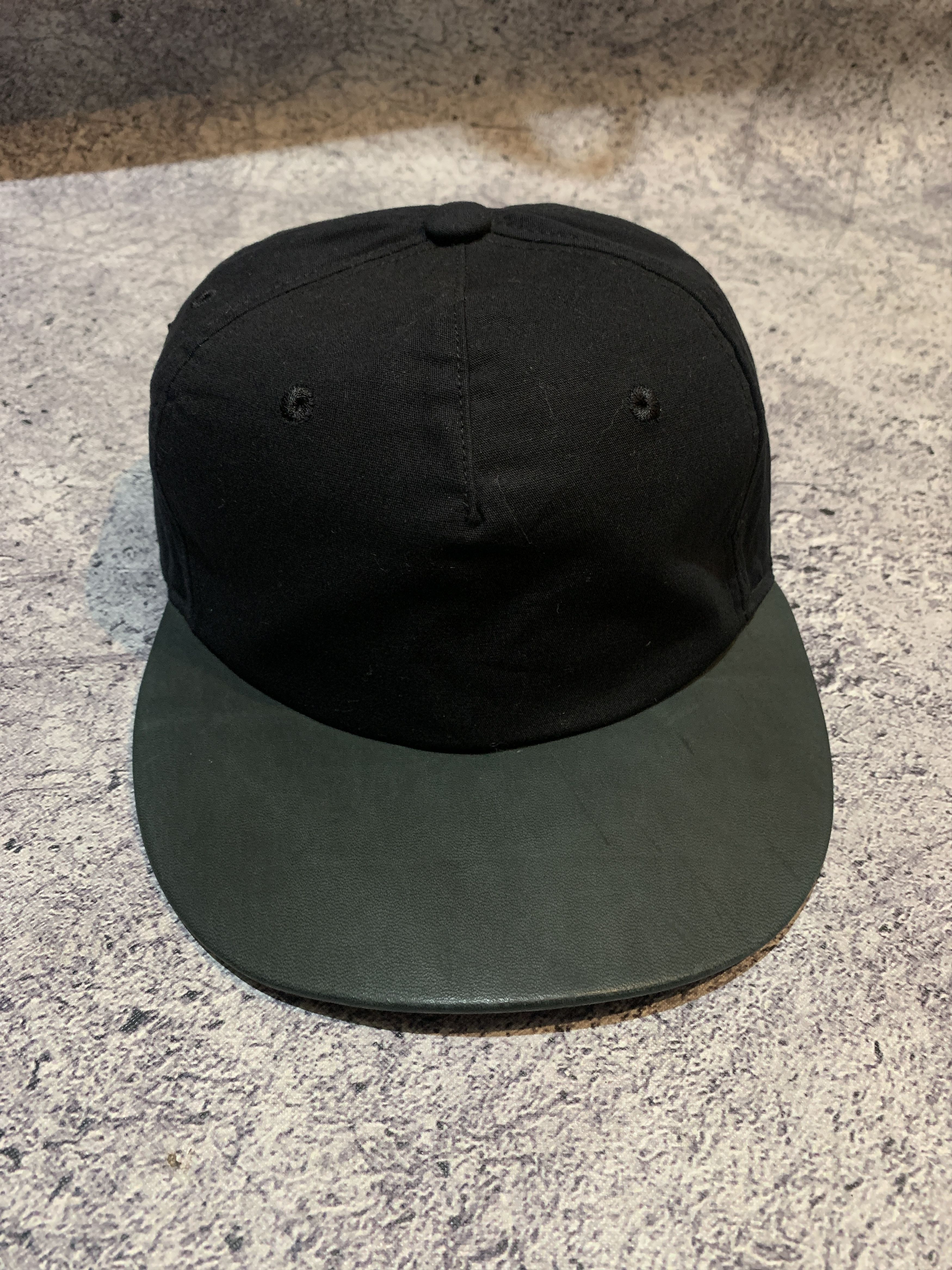 Pre-owned Rick Owens X Rick Owens Drkshdw Rick Owens Hybrid Leather Strap 6 Panel Hats In Multicolor