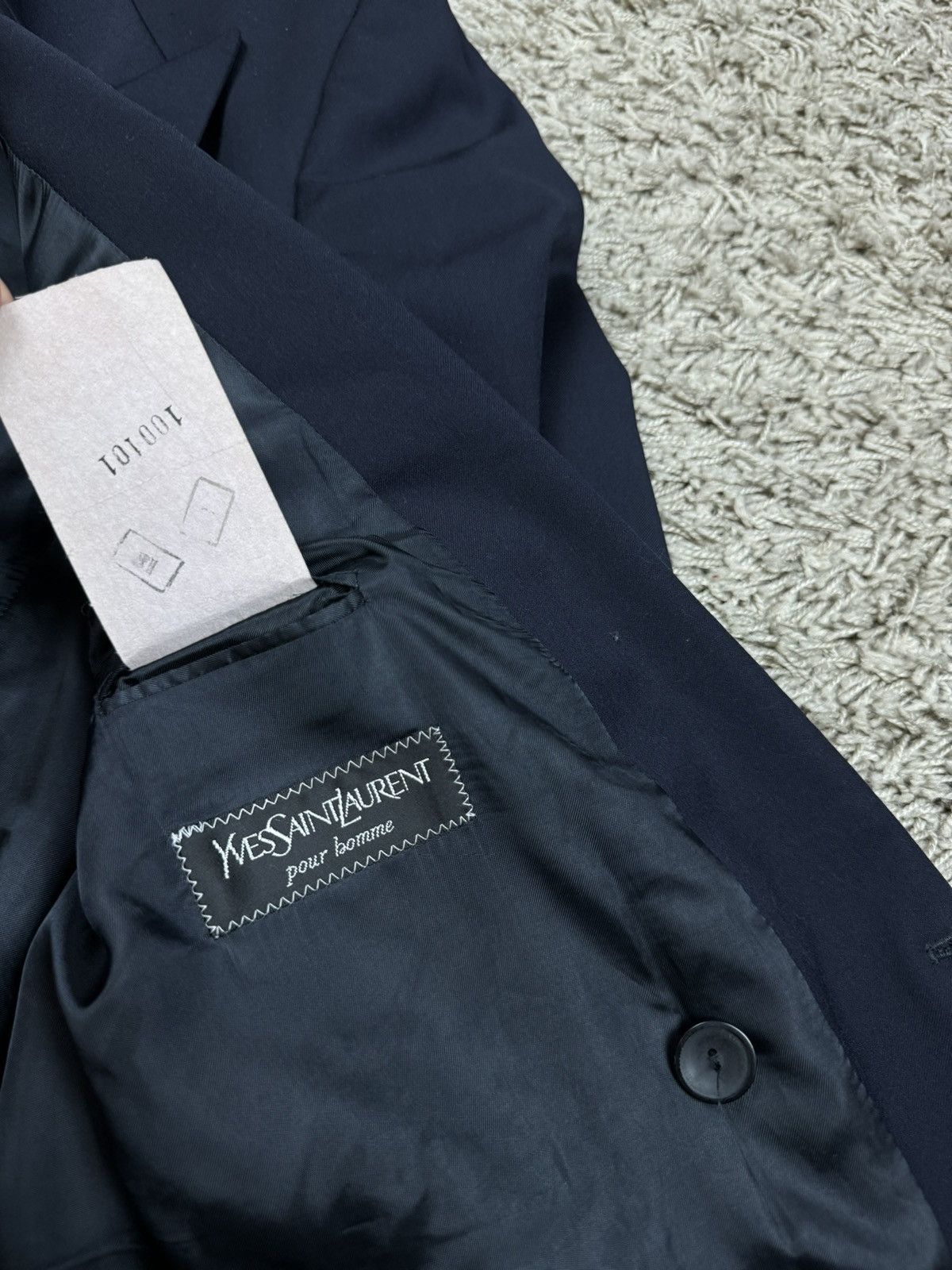 Vintage × Yves Saint Laurent Vintage wool blazer Yves Saint Laurent original luxury item Size 50L - 3 Thumbnail