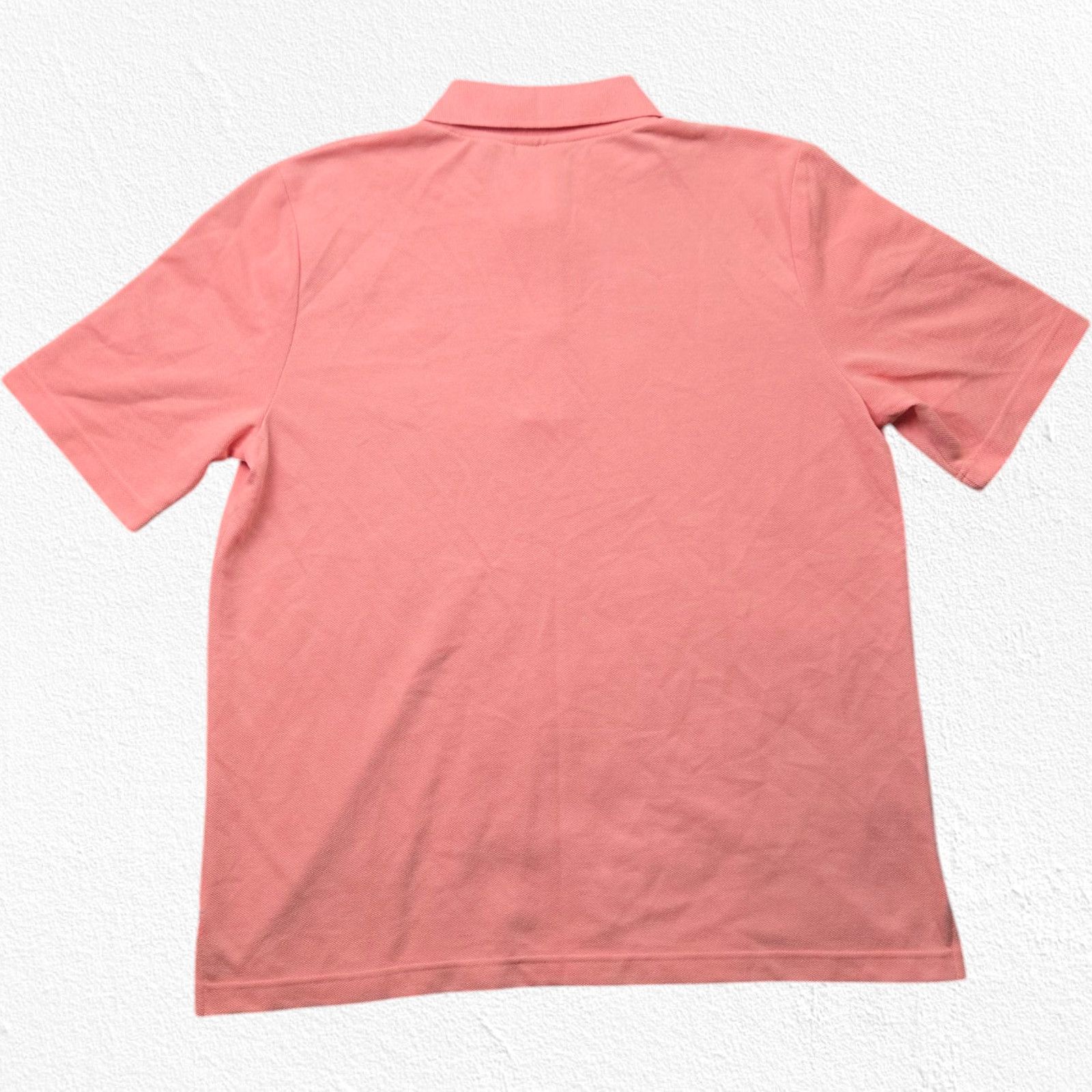 Vintage Y2K Salmon Pink Short Sleeve Polo Shirt Size 14W Size XL / US 12-14 / IT 48-50 - 8 Thumbnail