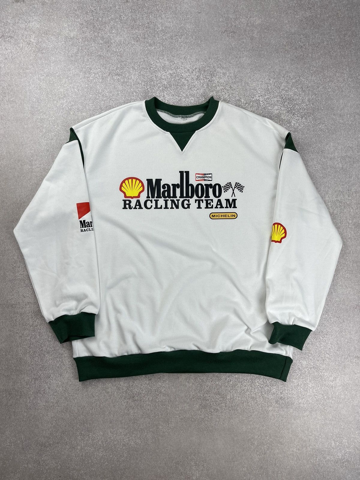 Marlboro Vintage Marlboro Racing Team Michelin Sweatshirt Size US M / EU 48-50 / 2 - 1 Thumbnail