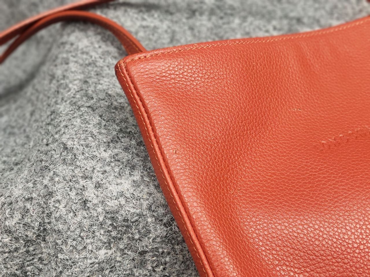 Longchamp longchamp Design orange leather shoulder messenger Handbag Size ONE SIZE - 14 Thumbnail