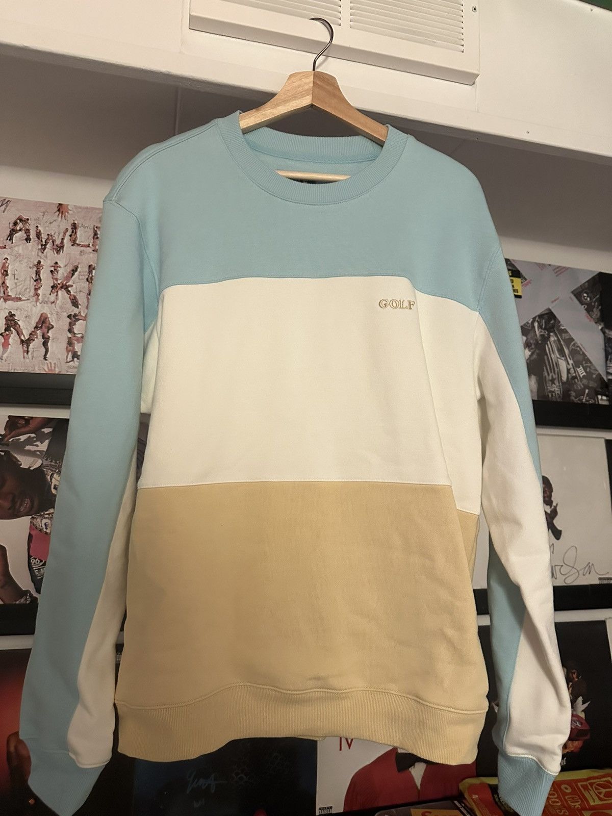 Golf Wang × Tyler The Creator Golf Wang 3 Paneled Crewneck Sweatshirt Size US XL / EU 56 / 4 - 1 Thumbnail