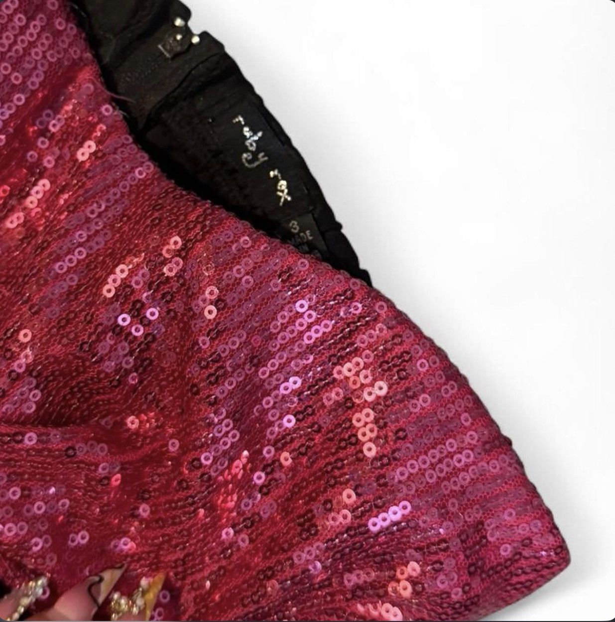 Other Y2K Ruby Rox Sequin Strapless Mini Dress Size S / US 4 / IT 40 - 3 Thumbnail