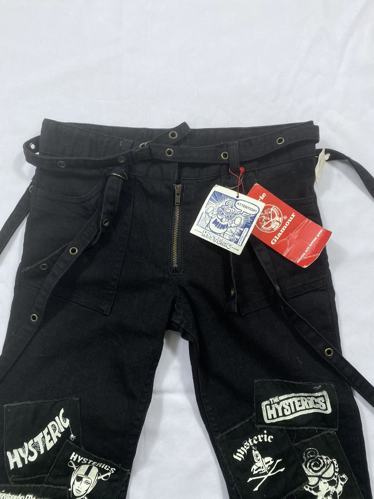 Hysteric Glamour Sick Kids Distressed Hysteric Glamour Punk Flare Pants Size US 26 / EU 42 - 8 Thumbnail