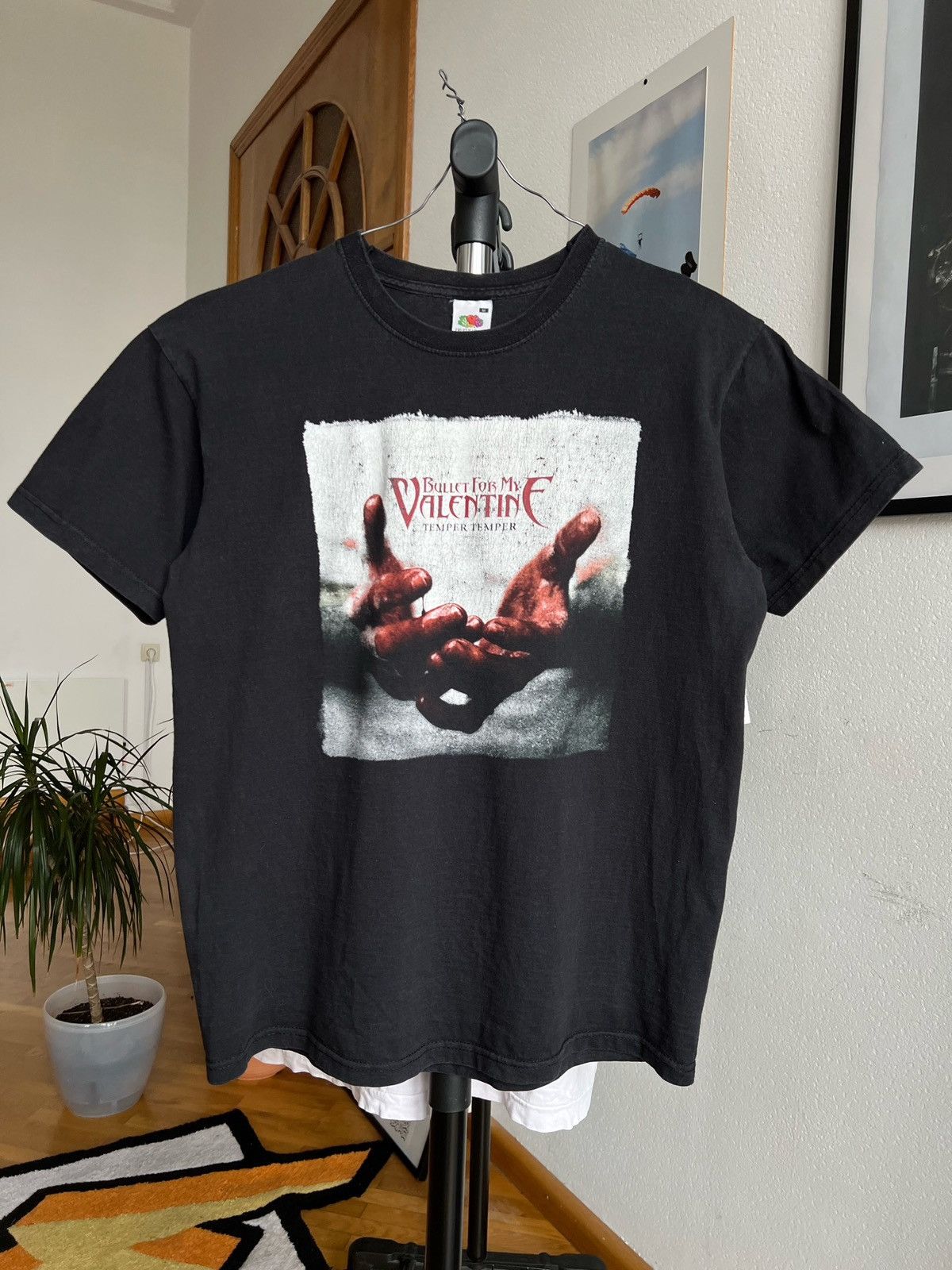 Band Tees × Vintage VINTAGE Y2K BULLET FOR MY VALENTINE SCREAM AIM TOUR BAND TEE Size US M / EU 48-50 / 2 - 1 Thumbnail