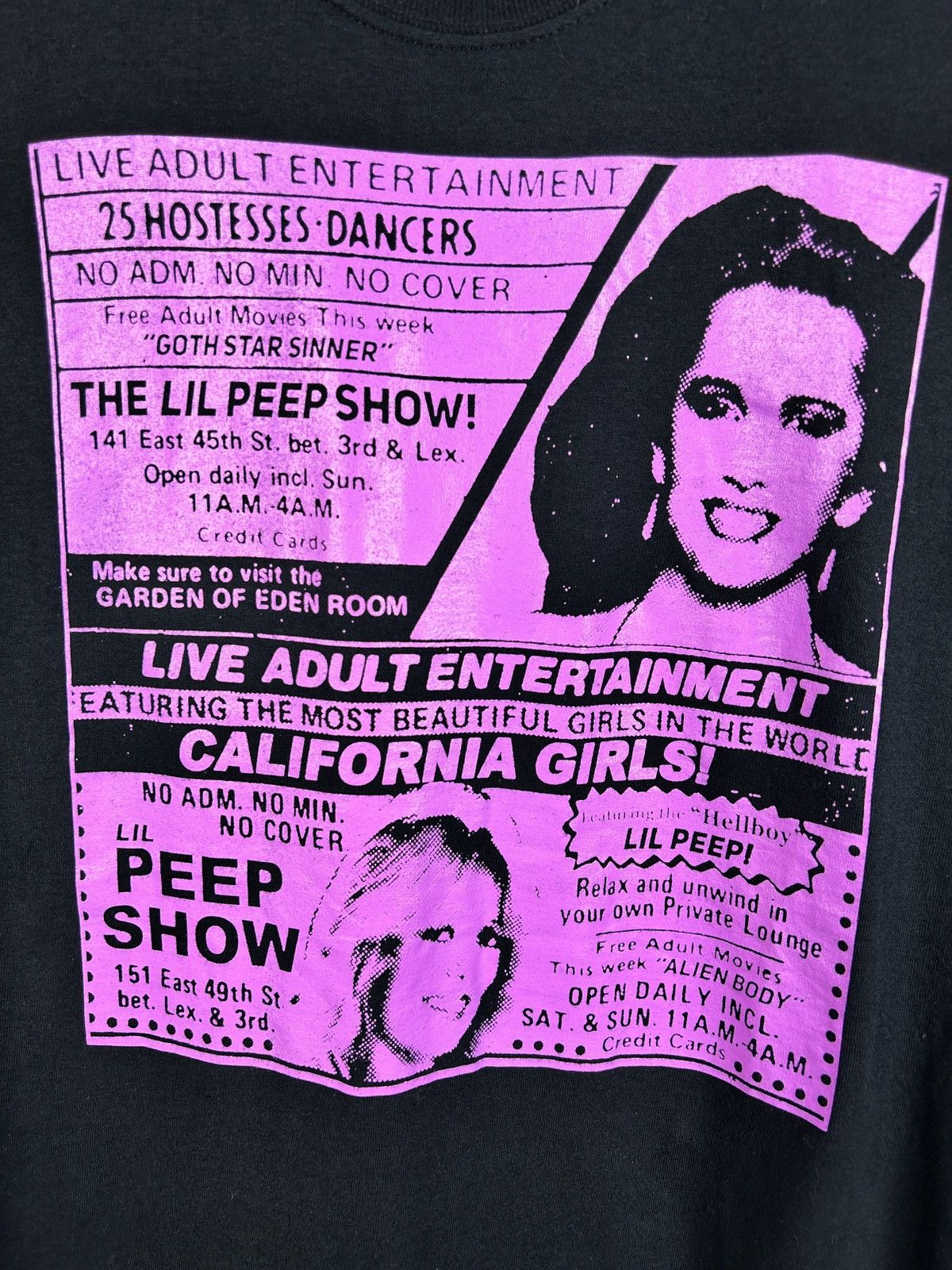 Band Tees Lil Peep x Alien Body Peep Show California Girls Hellboy Tee Size US M / EU 48-50 / 2 - 2 Thumbnail