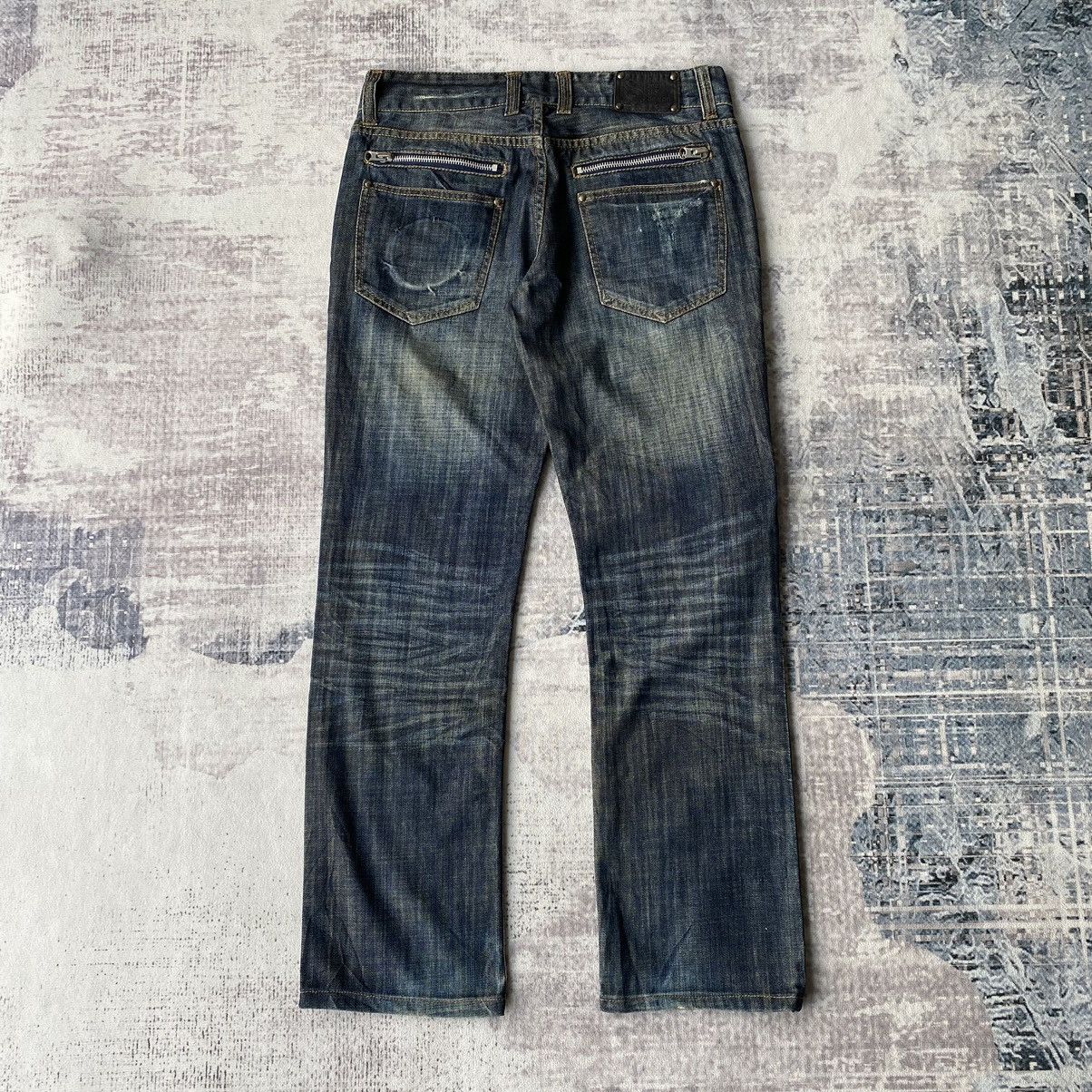 If Six Was Nine × Le Grande Bleu (L.G.B.) × semanticdesign Semantic Design Punk Zipper Denim Jeans Size US 33 - 10 Thumbnail