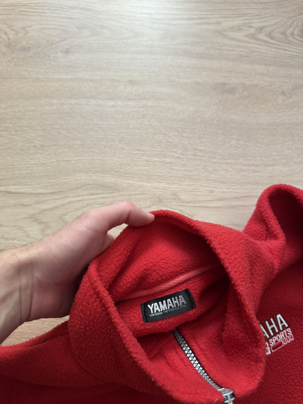 Yamaha Vintage 00’s Yamaha y2k Racing Fleece Long Sleeve Pullover Size US XL / EU 56 / 4 - 5 Thumbnail