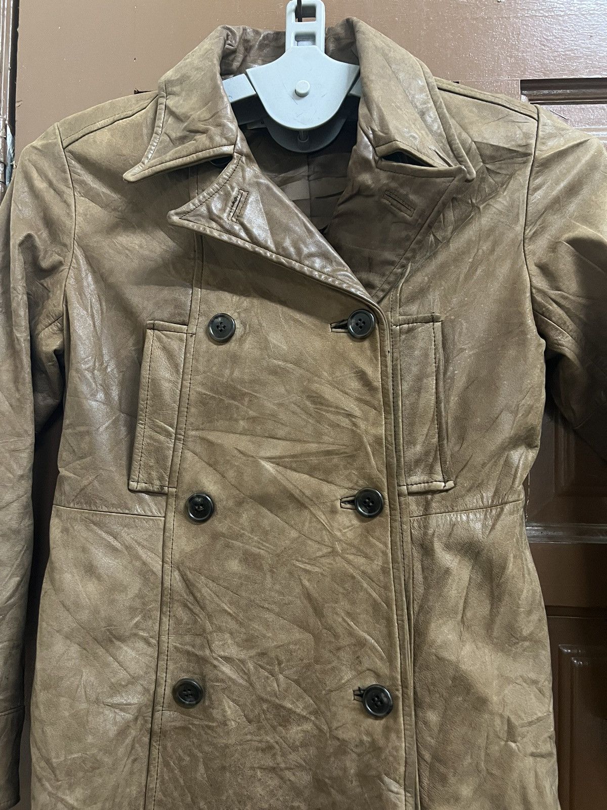 Designer MON AMI PIERLOT DESIGN CLAUSIE PIERLOT JACKET LEATHER.(GJ31) Size US S / EU 44-46 / 1 - 18 Thumbnail