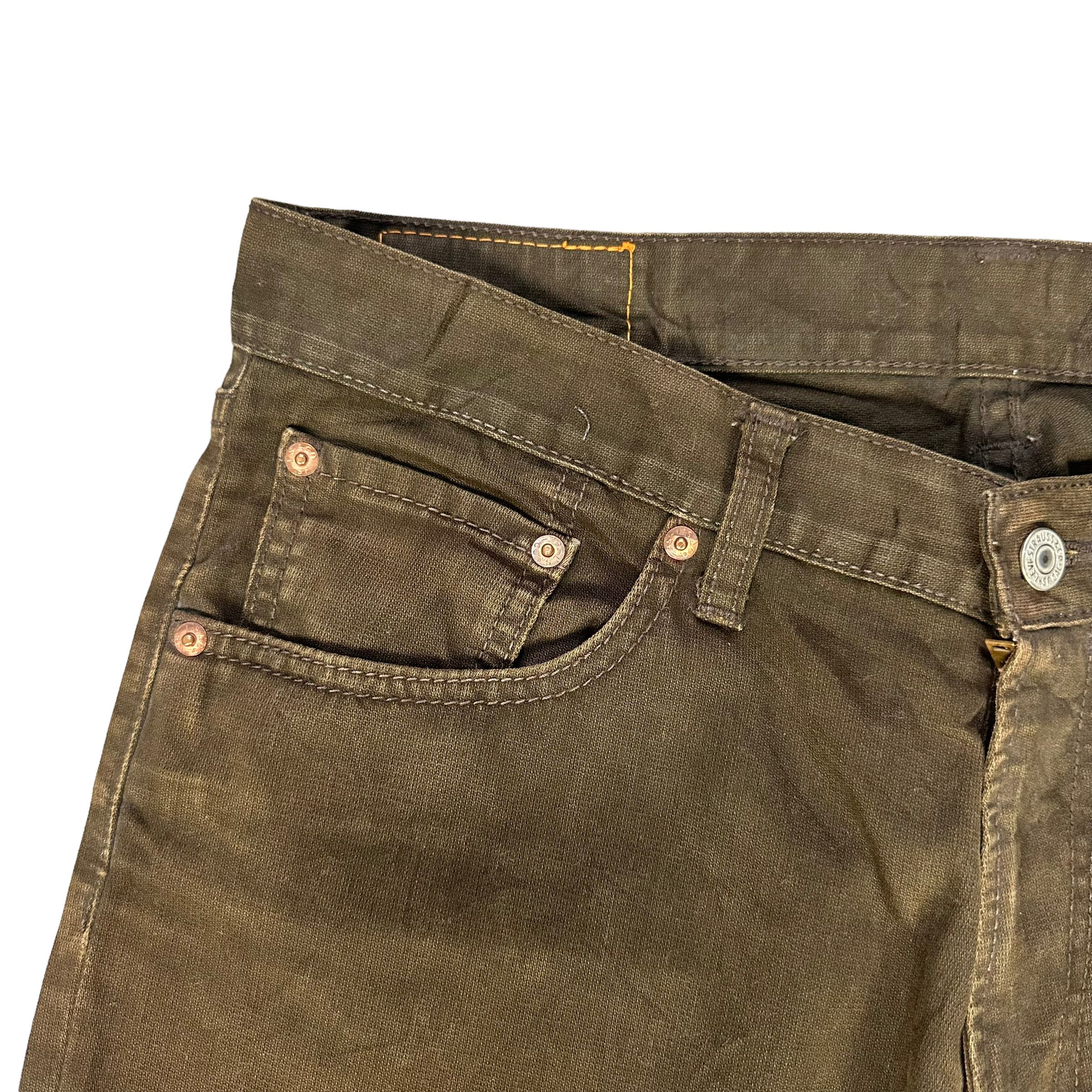 Levi's LEVIS LOT 702 BROWN DENIM PANT #8078-201 Size US 33 - 3 Thumbnail