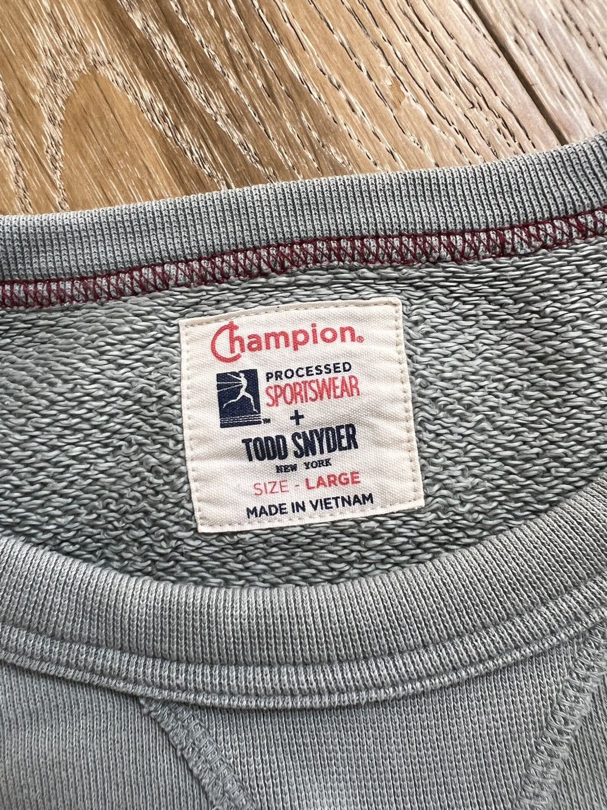 Champion × Todd Snyder Champion todd snyder raglan crewneck mint Size US L / EU 52-54 / 3 - 3 Thumbnail
