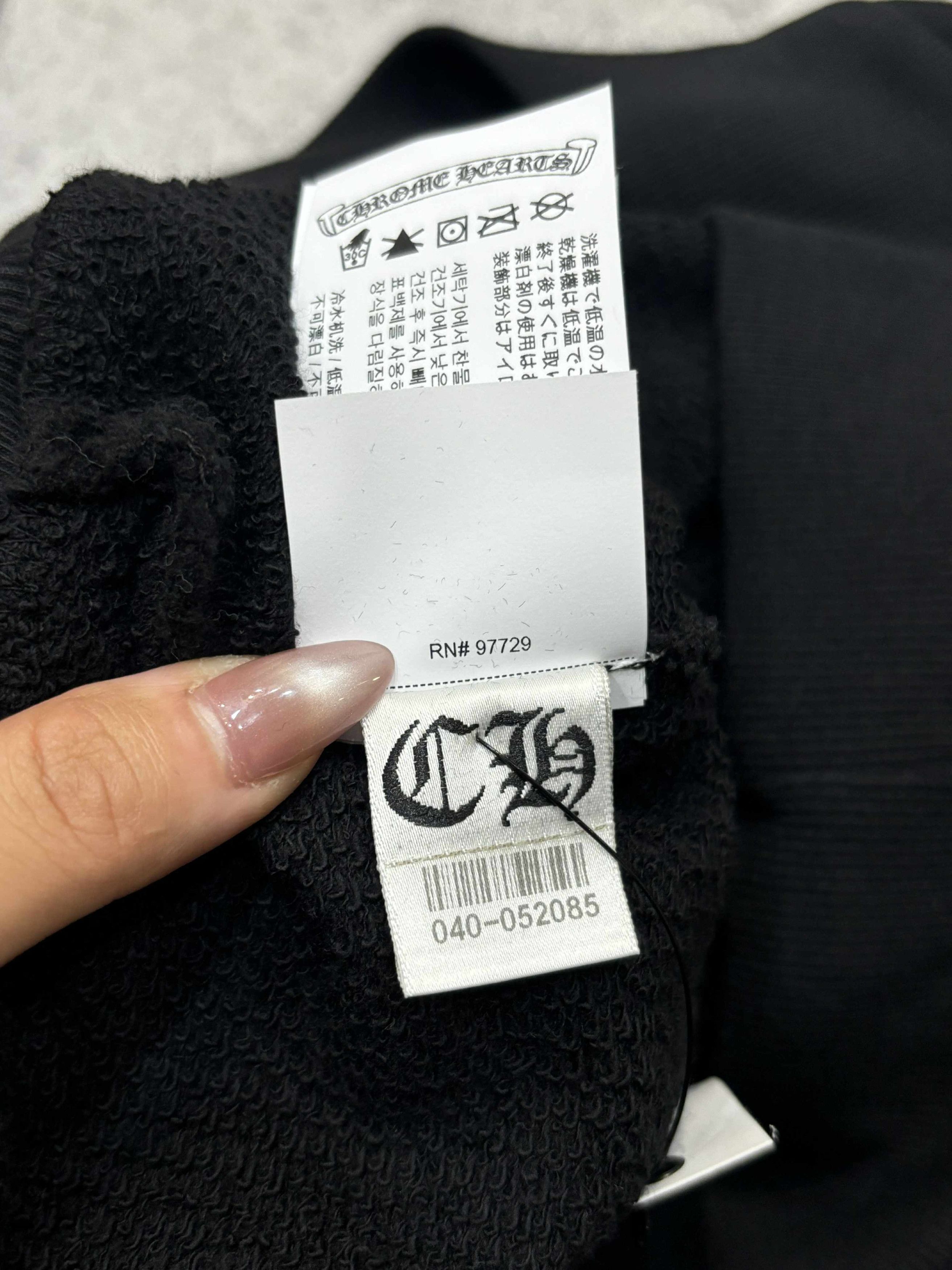 Chrome Hearts CHROME HEARTS Blind Spot Black Tripple Cross Sweater BLACK Size US S / EU 44-46 / 1 - 10 Thumbnail