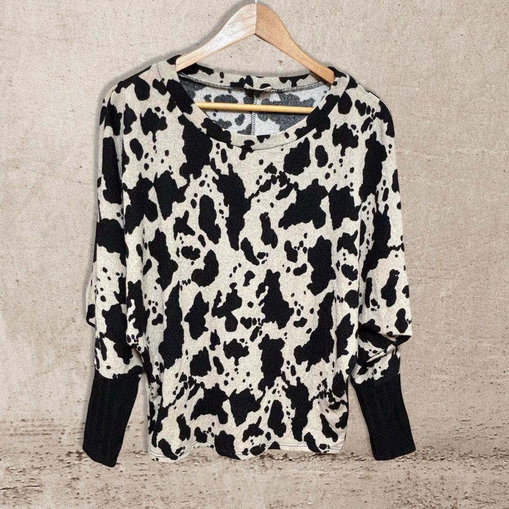 Other Bibi Animal Print Dolman Sweater NWT Size S / US 4 / IT 40 - 1 Thumbnail
