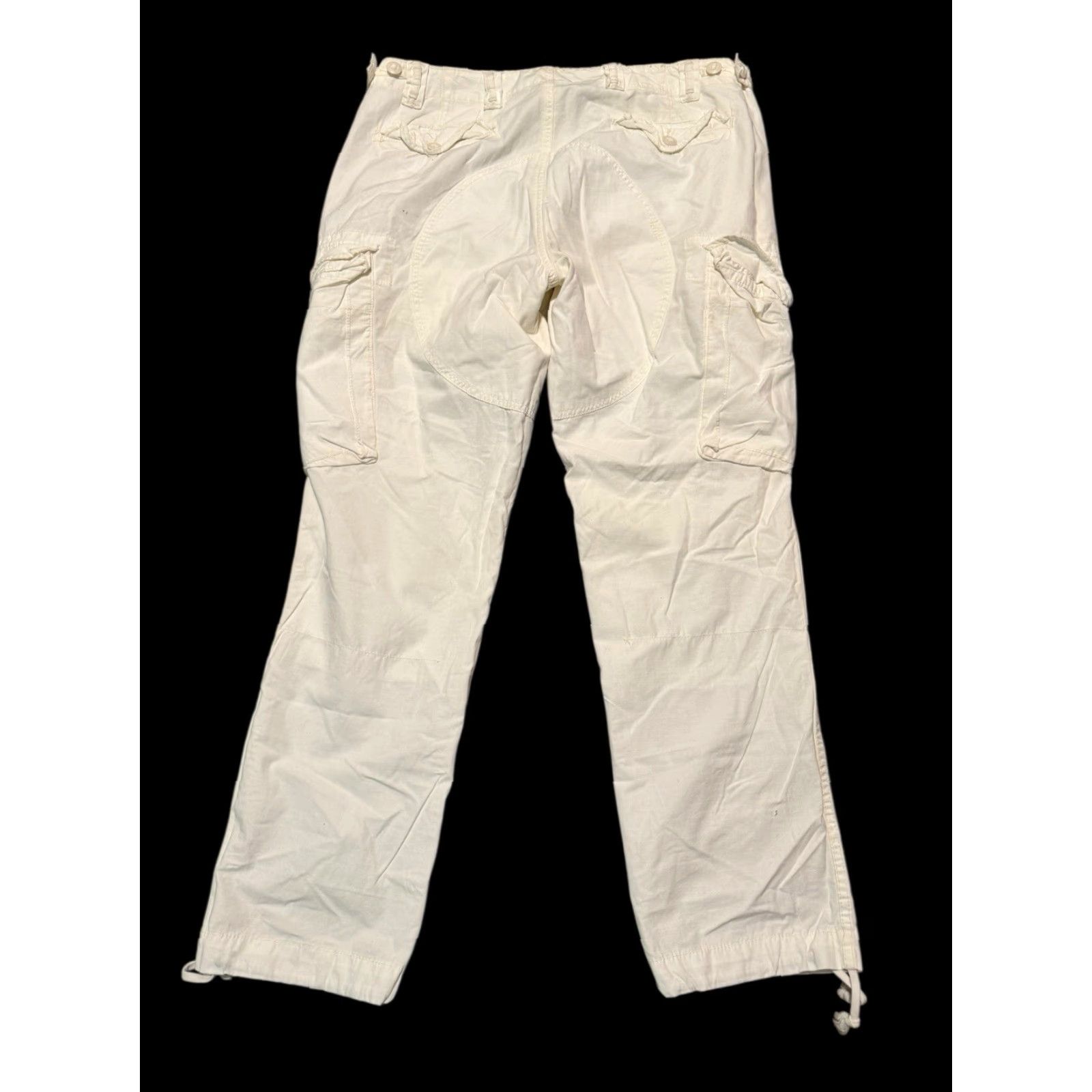 Polo Ralph Lauren VINTAGE Polo Ralph Lauren Men's Pants Cargo Utility Combat GS Trouser White 38x30 Size US M / EU 48-50 / 2 - 6 Thumbnail