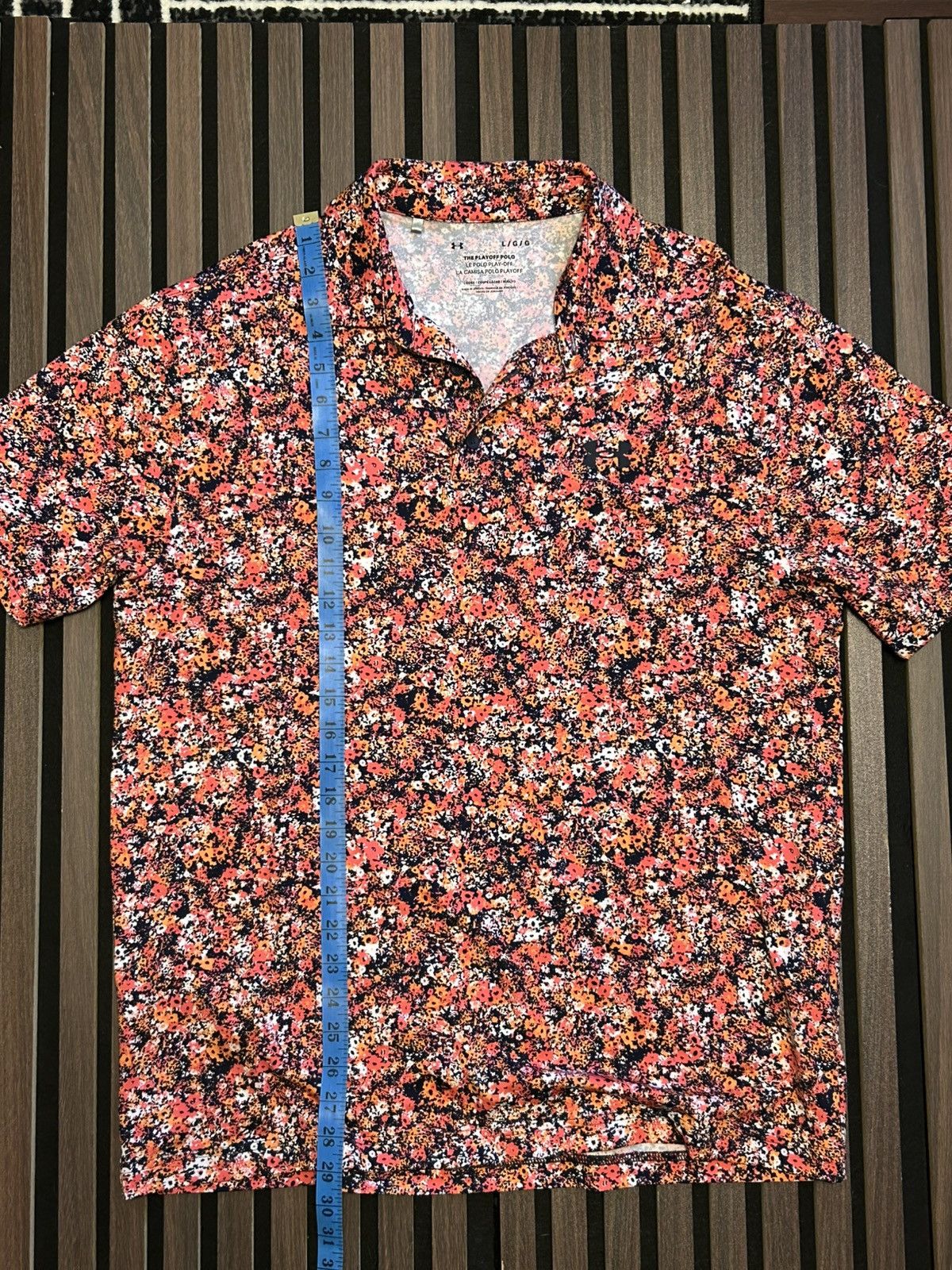 Under Armour Under Armour Floral Golf Polo Size US L / EU 52-54 / 3 - 1 Thumbnail