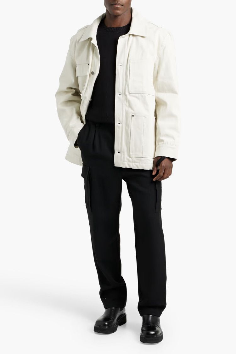 Jacquemus o1mle0625 La Blouson Pescadou Jacket in Off-White Size US M / EU 48-50 / 2 - 2 Thumbnail
