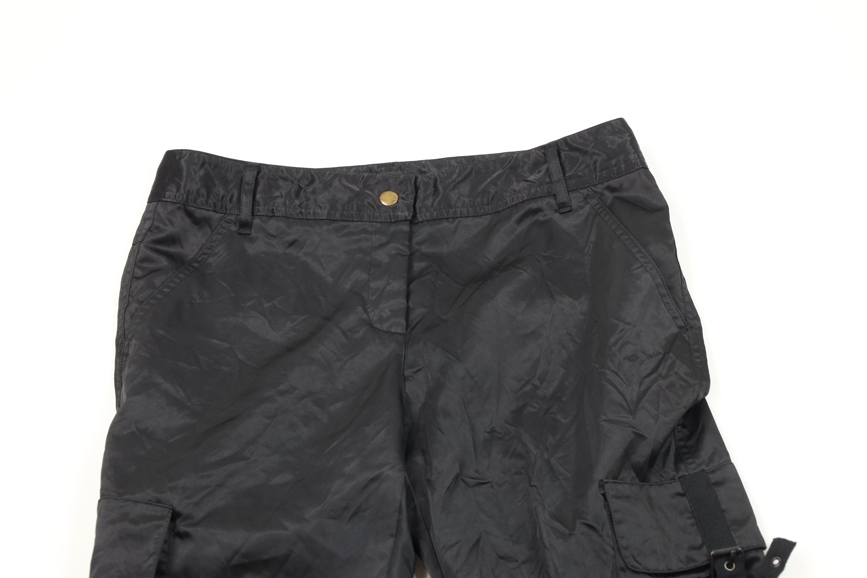Vintage Vintage 90s Y2K Streetwear Goth Wide Leg Cargo Pants Size 30" / US 8 / IT 44 - 2 Thumbnail