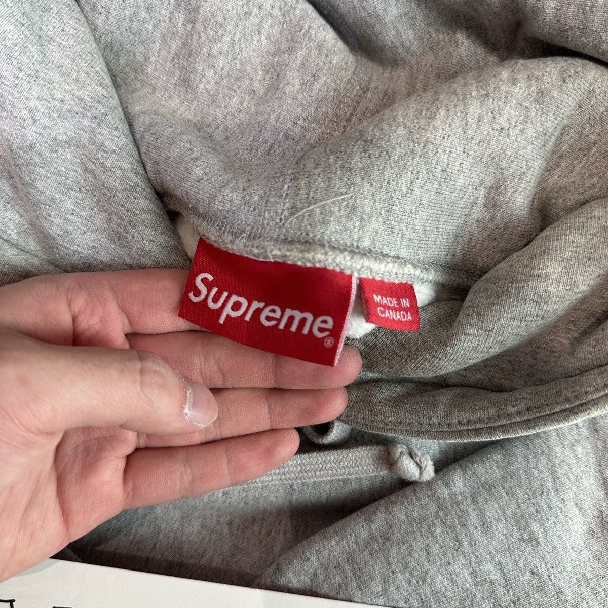 Supreme Box logo Grey FW14