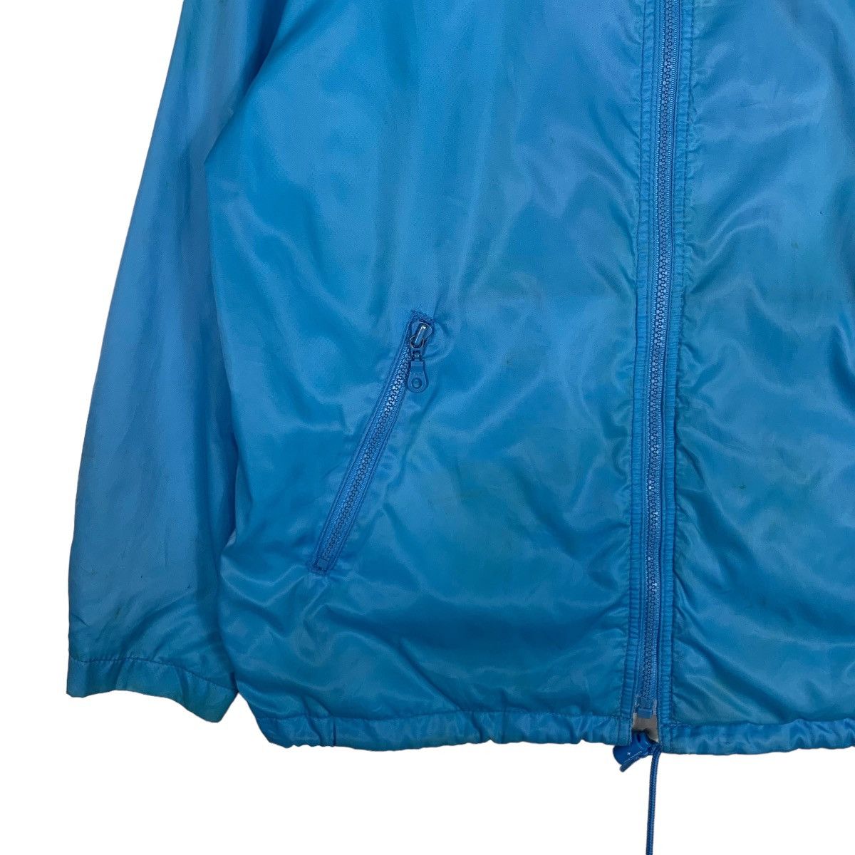 Converse 90's CONVERSE ALL STAR Big Logo Light Blue Jacket #0574-C26 Size US M / EU 48-50 / 2 - 7 Thumbnail