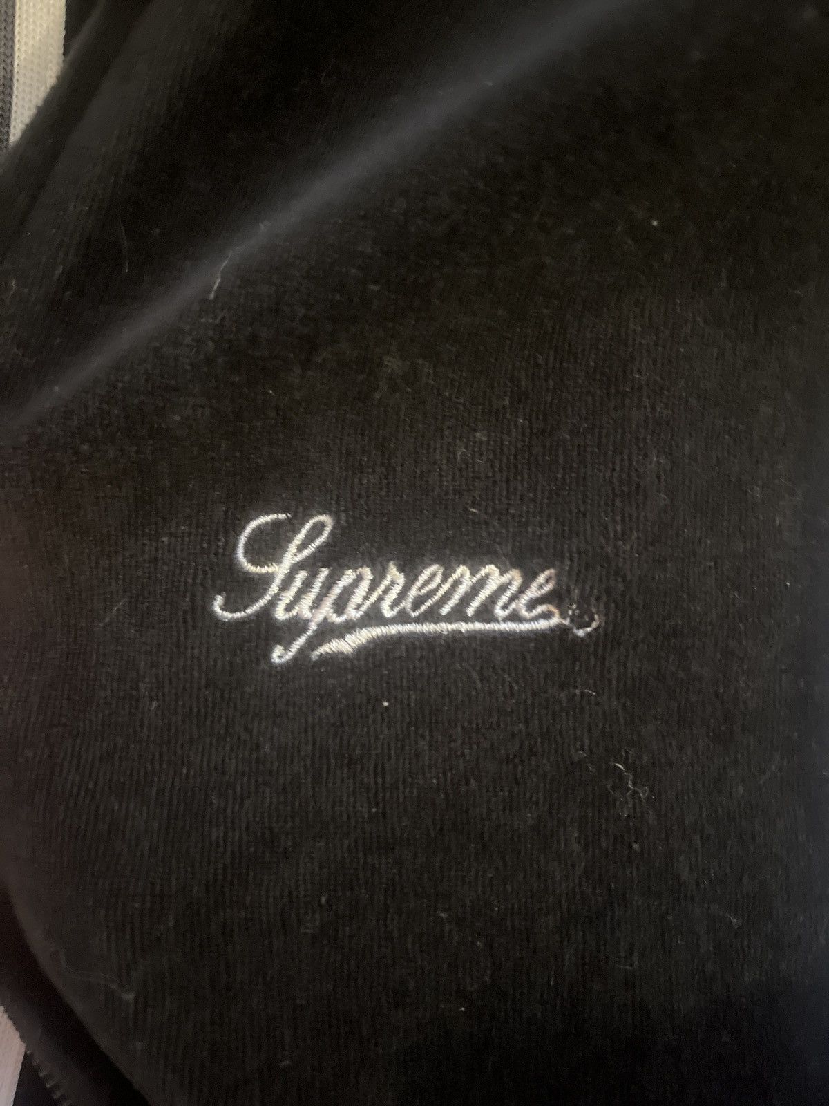 Supreme Piping zip up polo | Grailed