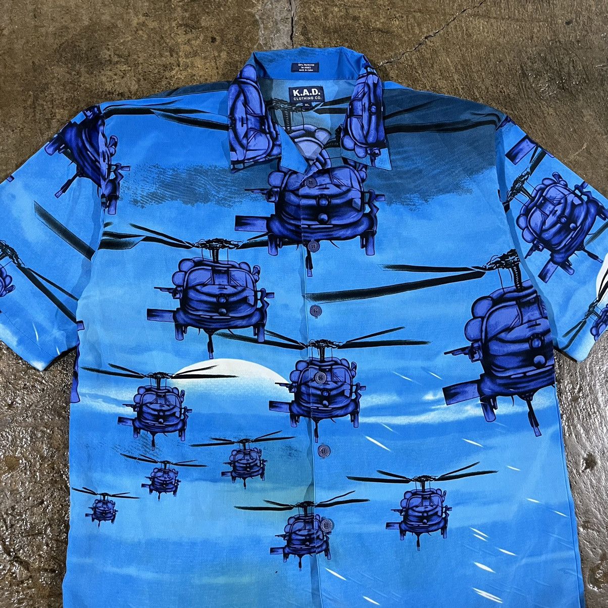 JNCO × Southpole × Vintage Crazy Vintage Y2K JNCO Style Helicopter Hip-Hop Button-Up Size US L / EU 52-54 / 3 - 6 Thumbnail
