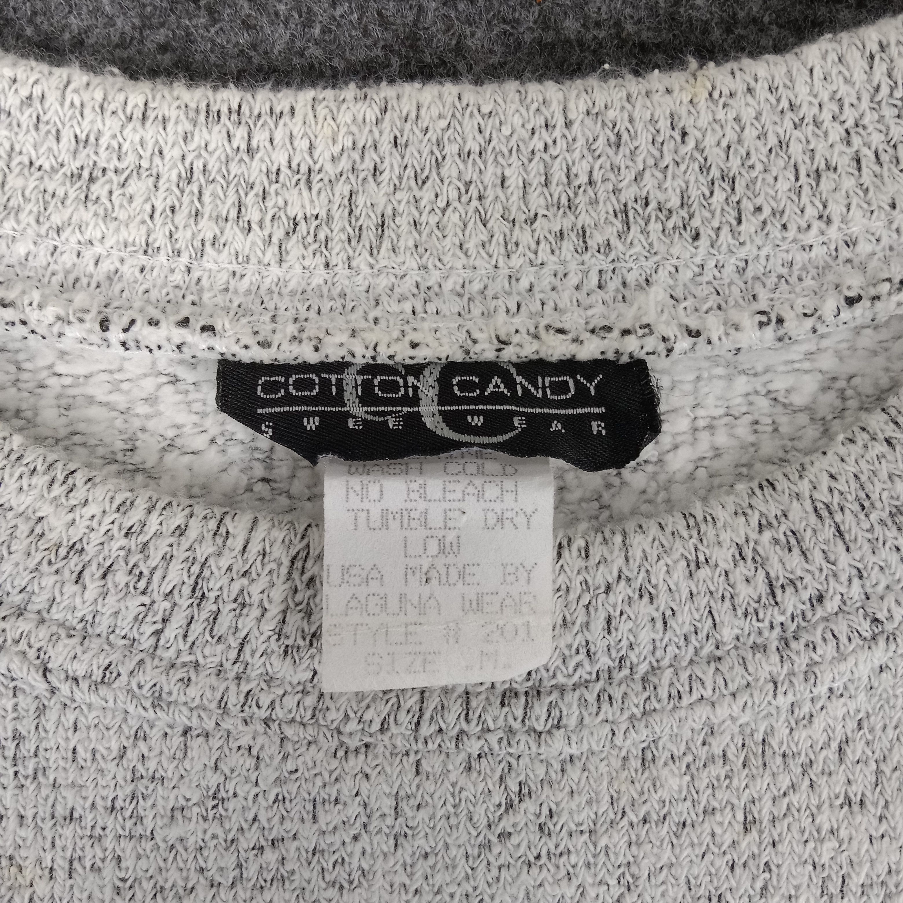 Vintage USA Embroidery Logo Knit Style Sweatshirt Size US L / EU 52-54 / 3 - 3 Thumbnail