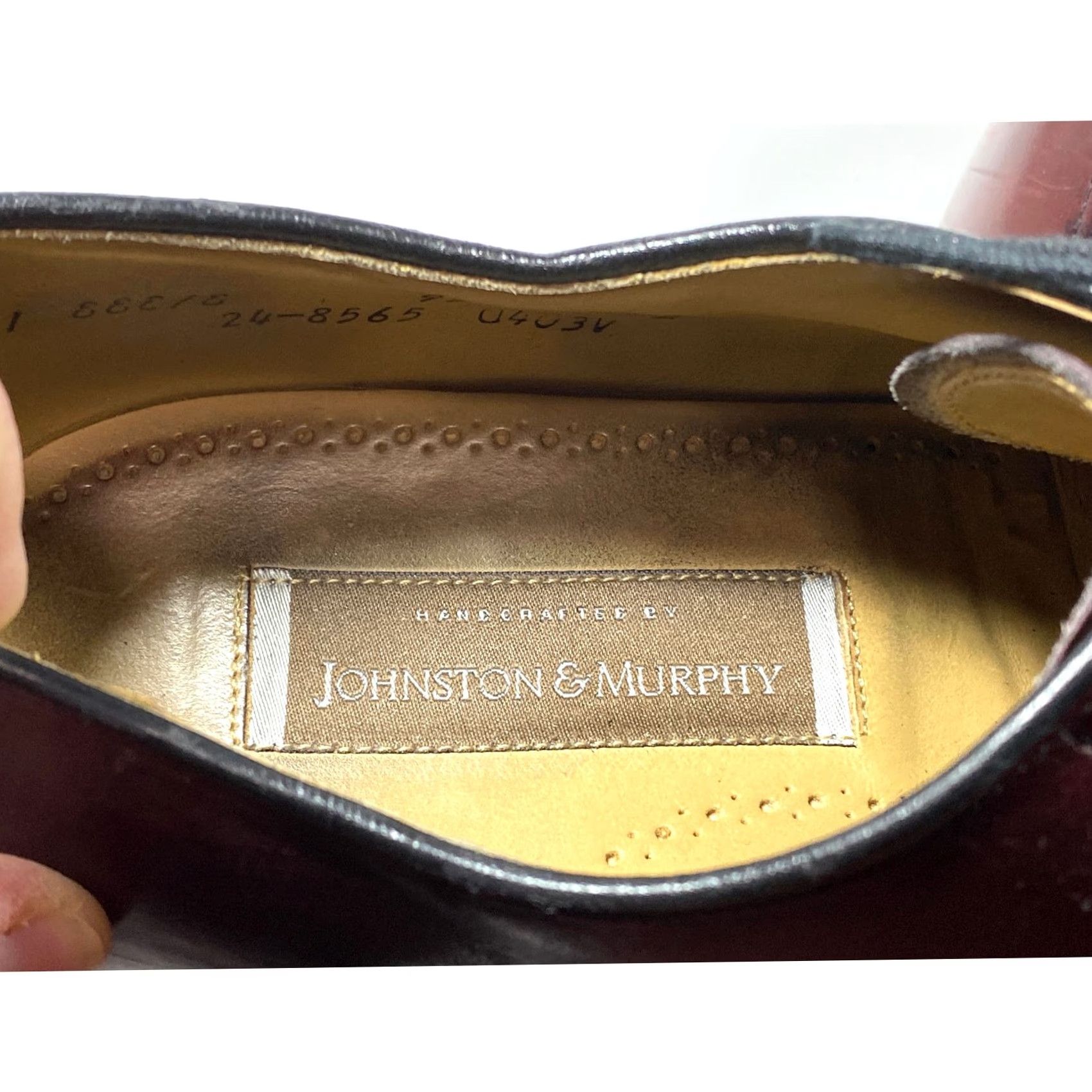 Johnston & Murphy Johnston & Murphy Oxford Dress Shoes Lace-Up Mens 11 M Brown Leather Cap Toe Shoes Mens Brown Oxford Leather Cap Toe in Good used condition Size ONE SIZE - 7 Thumbnail