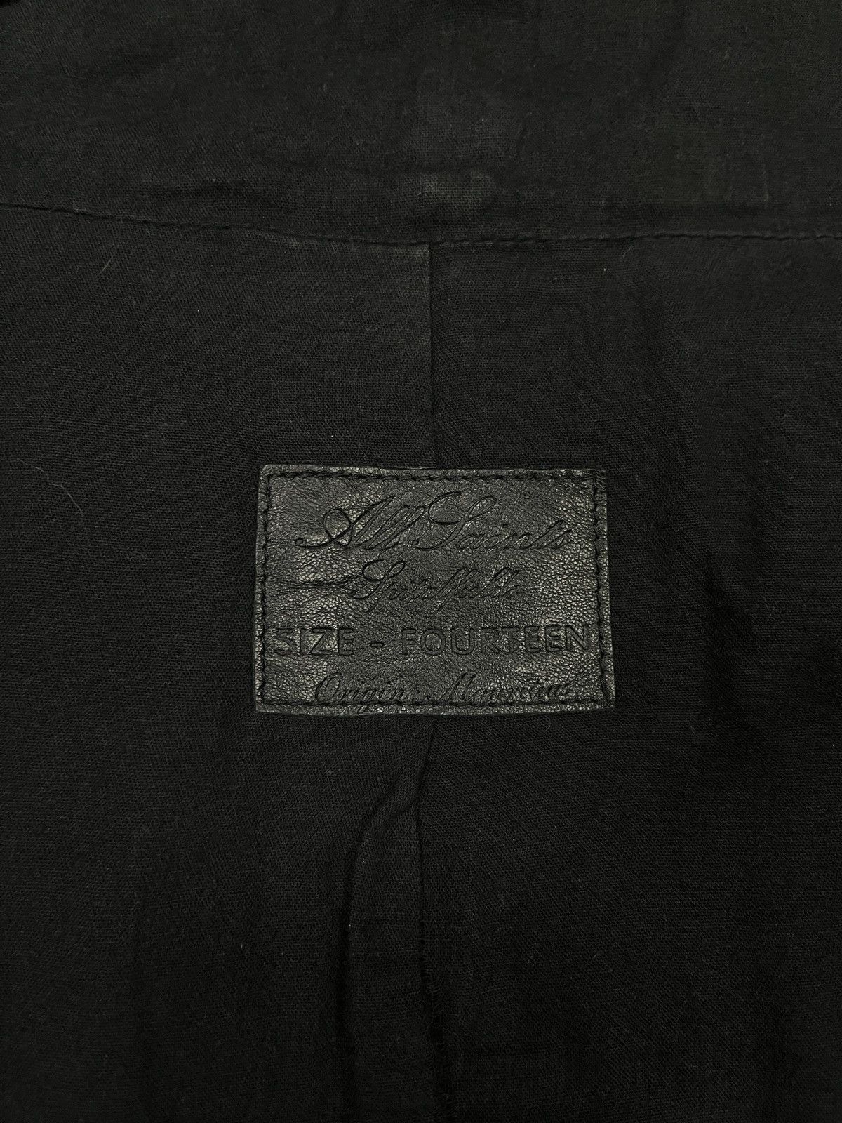 Allsaints Vintage Allsaints Kaito Leather Jacket Rick Owens STYLE Size L / US 10 / IT 46 - 5 Thumbnail
