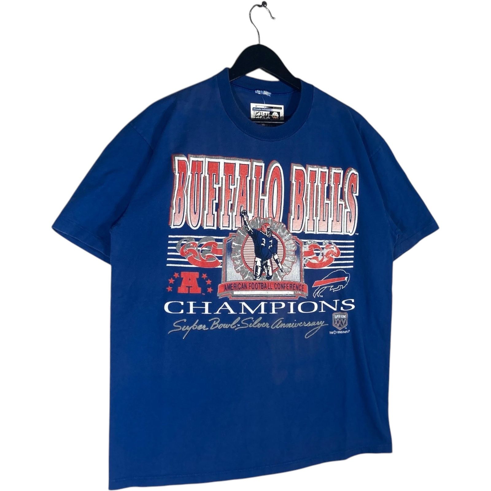 Vintage Vintage Buffalo Bills AFC Champs Tee 1990 XL Size US XL / EU 56 / 4 - 4 Thumbnail