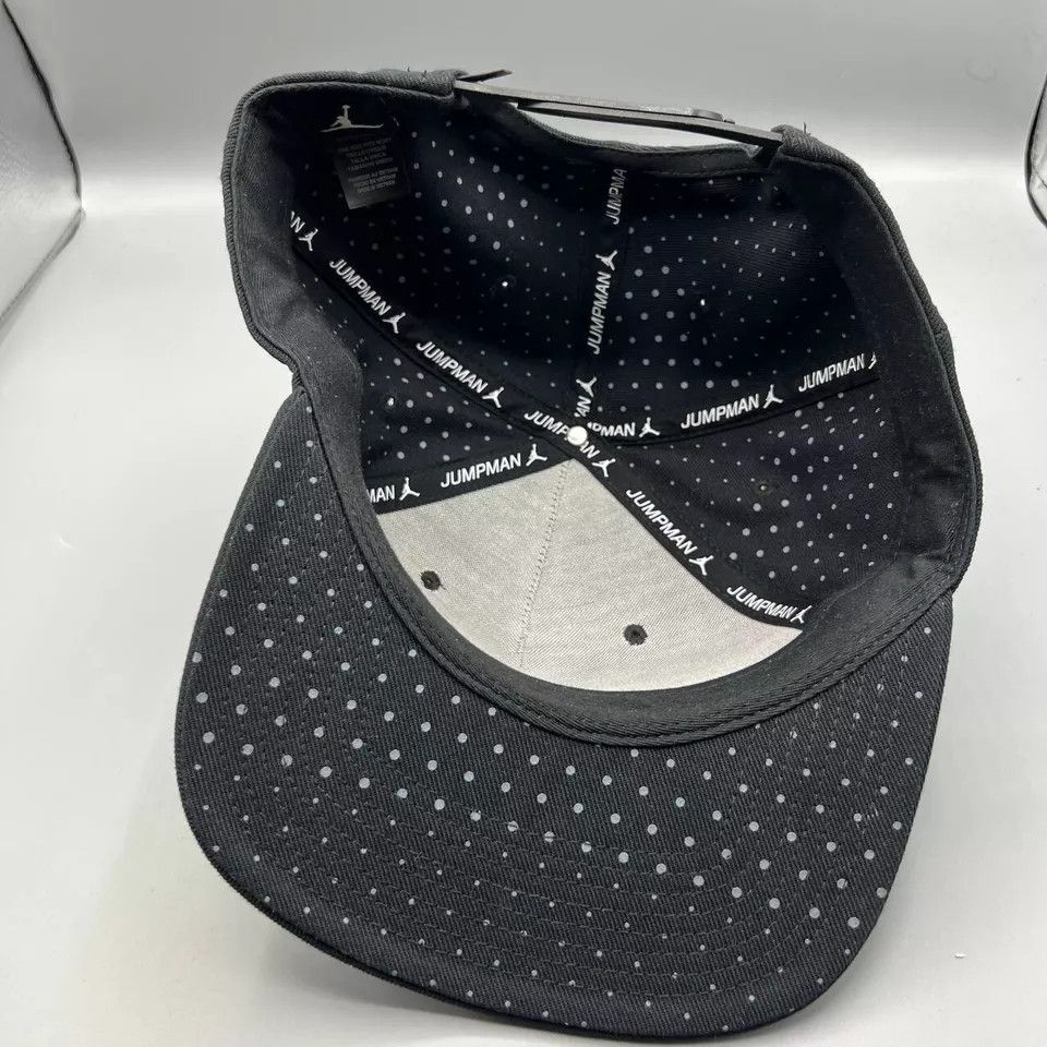 Jordan Brand Air Jordan Hat Men Embroidered Logo Jumpman Snap Back Cap Size ONE SIZE - 4 Thumbnail