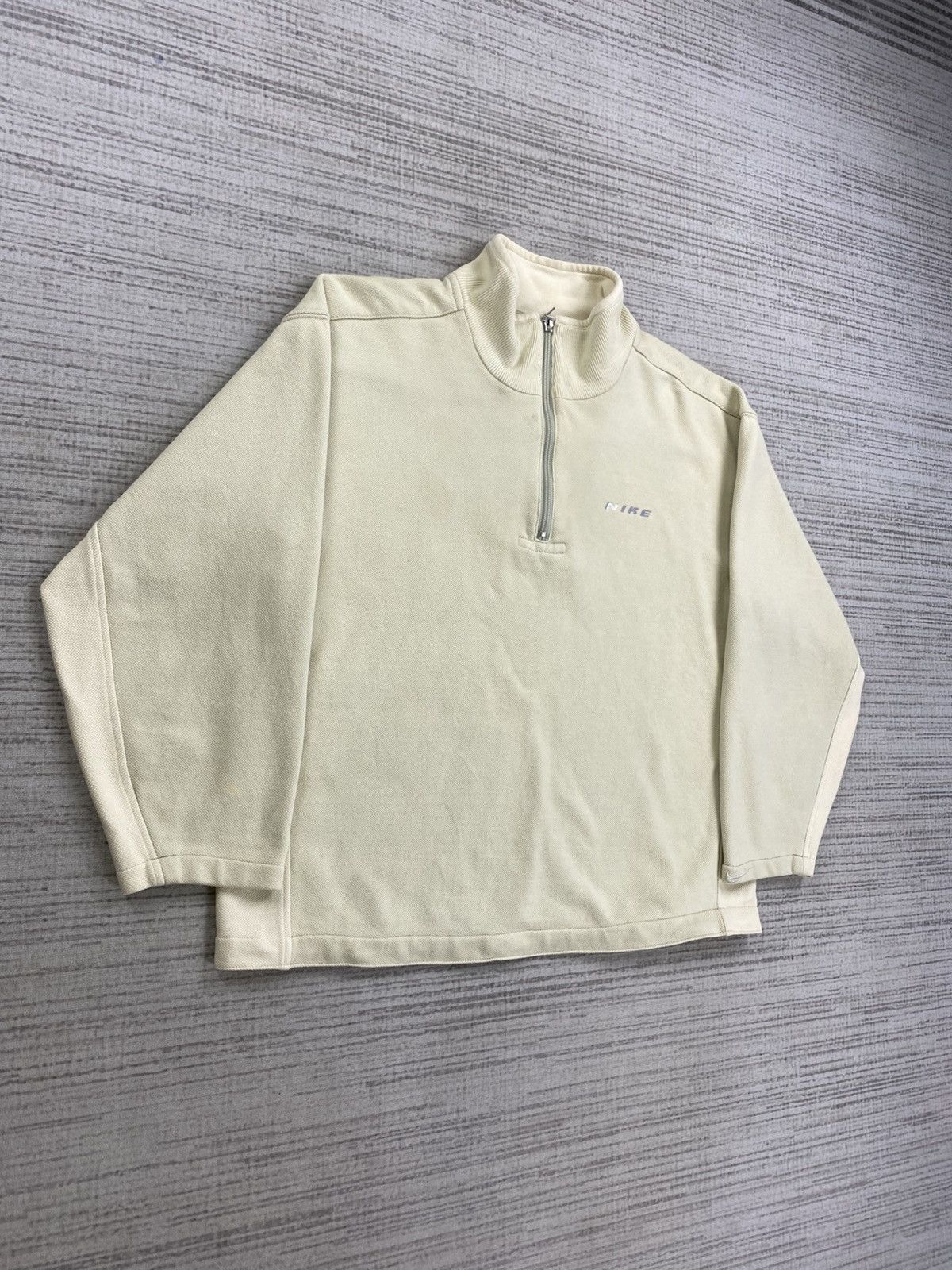 Nike Vintage 90s Nike Embroidery Spellout Half Zipper Sweatshirt Size US M / EU 48-50 / 2 - 3 Thumbnail