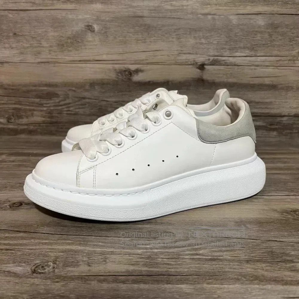Alexander McQueen Alexander McQueen Gray White Sneakers. Size US 6 / EU 39 - 1 Thumbnail