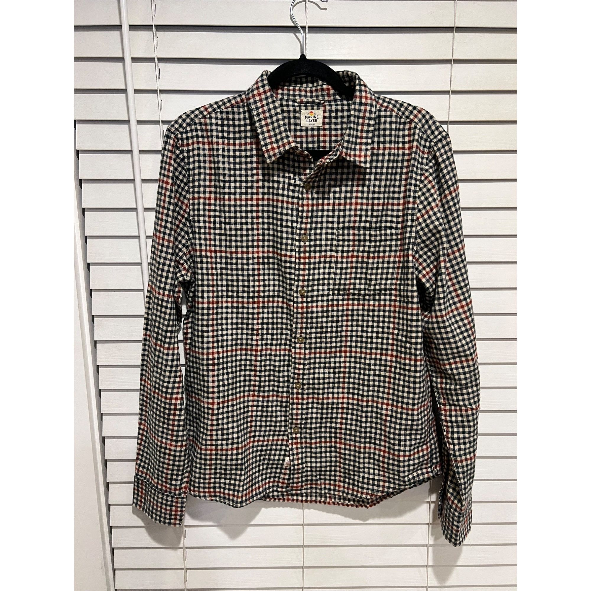 Marine Layer Marine Layer Long Sleeve Button Up Shirt - Size M Size US M / EU 48-50 / 2 - 1 Thumbnail