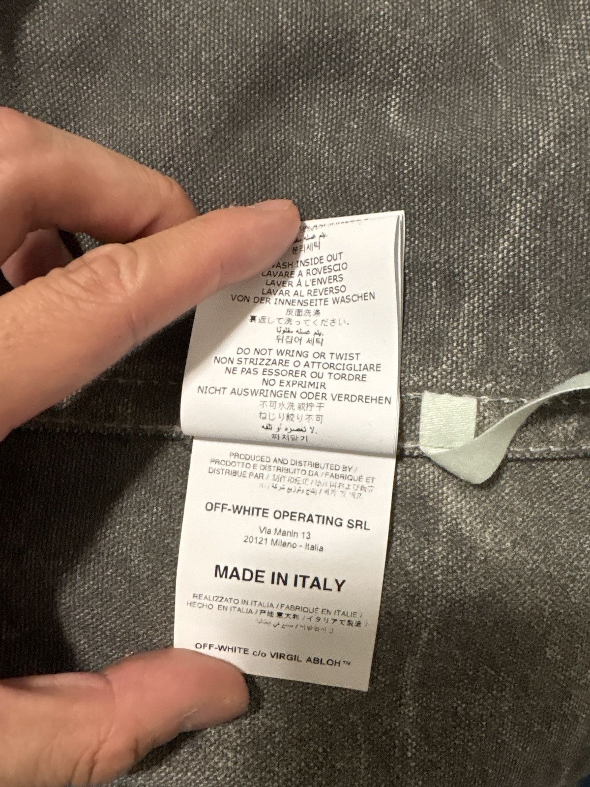 Off-White Off white Jacket, nearly new Size US M / EU 48-50 / 2 - 7 Thumbnail