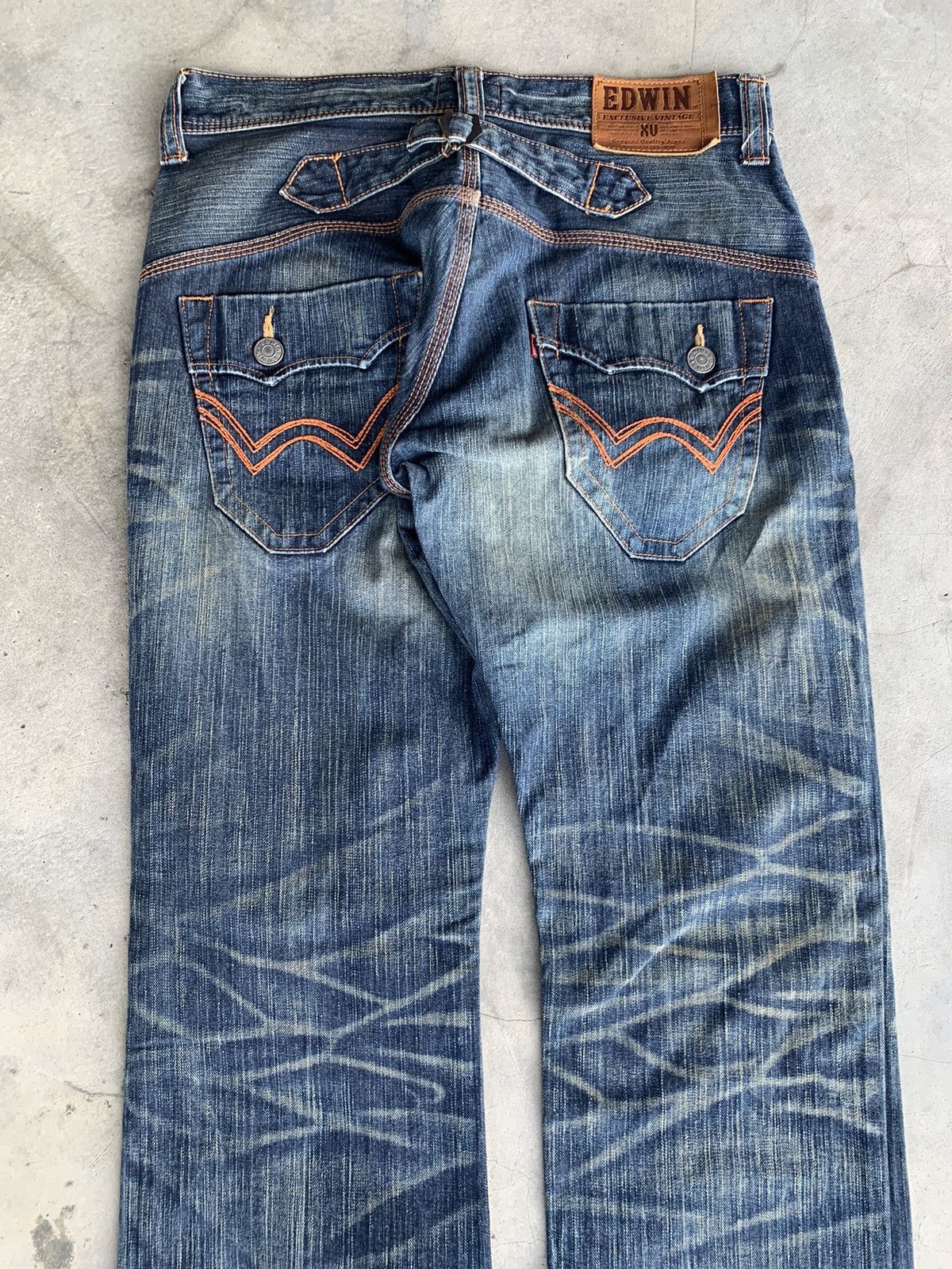 Edwin FLARE EDWIN XV BUCKLE BACK DENIM. Size US 33 - 3 Thumbnail