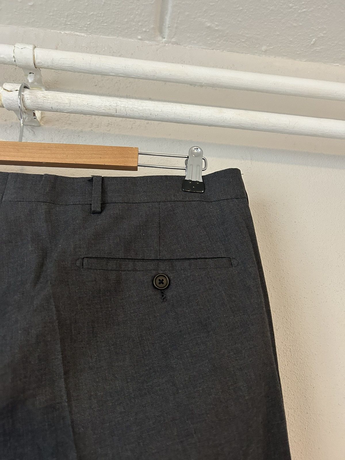 Prada Grey Cotton Pants Size US 38 / EU 54 - 9 Thumbnail
