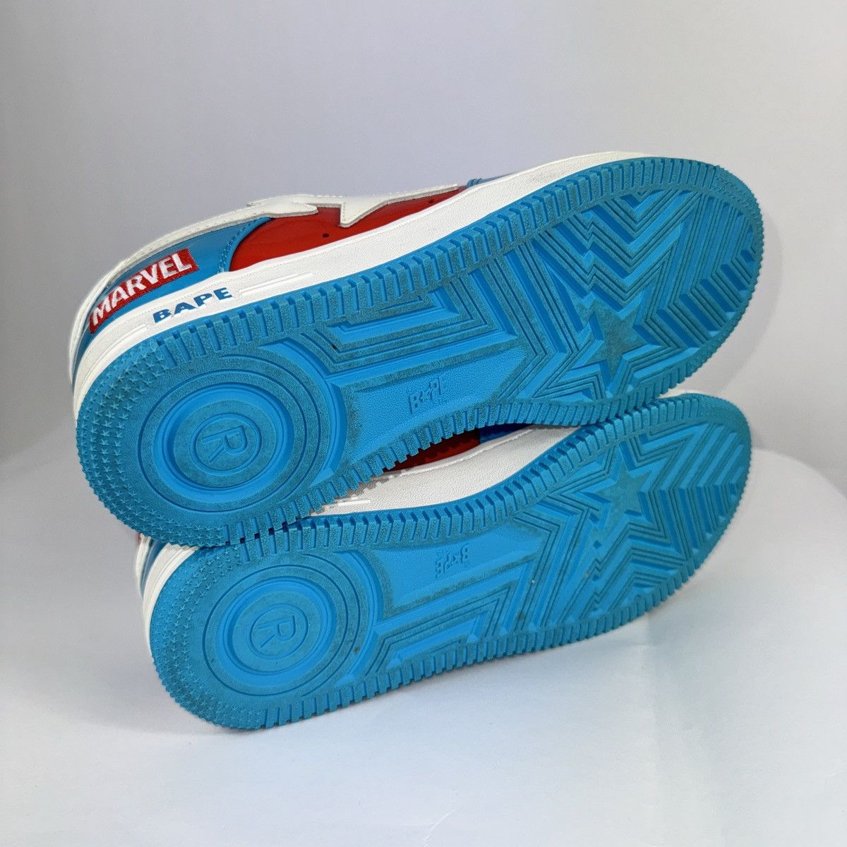 Bape A BATHING APE BAPE STA MARVEL COMICS CAPTAIN AMERICA 2022 Size US 8.5 / EU 41-42 - 3 Thumbnail