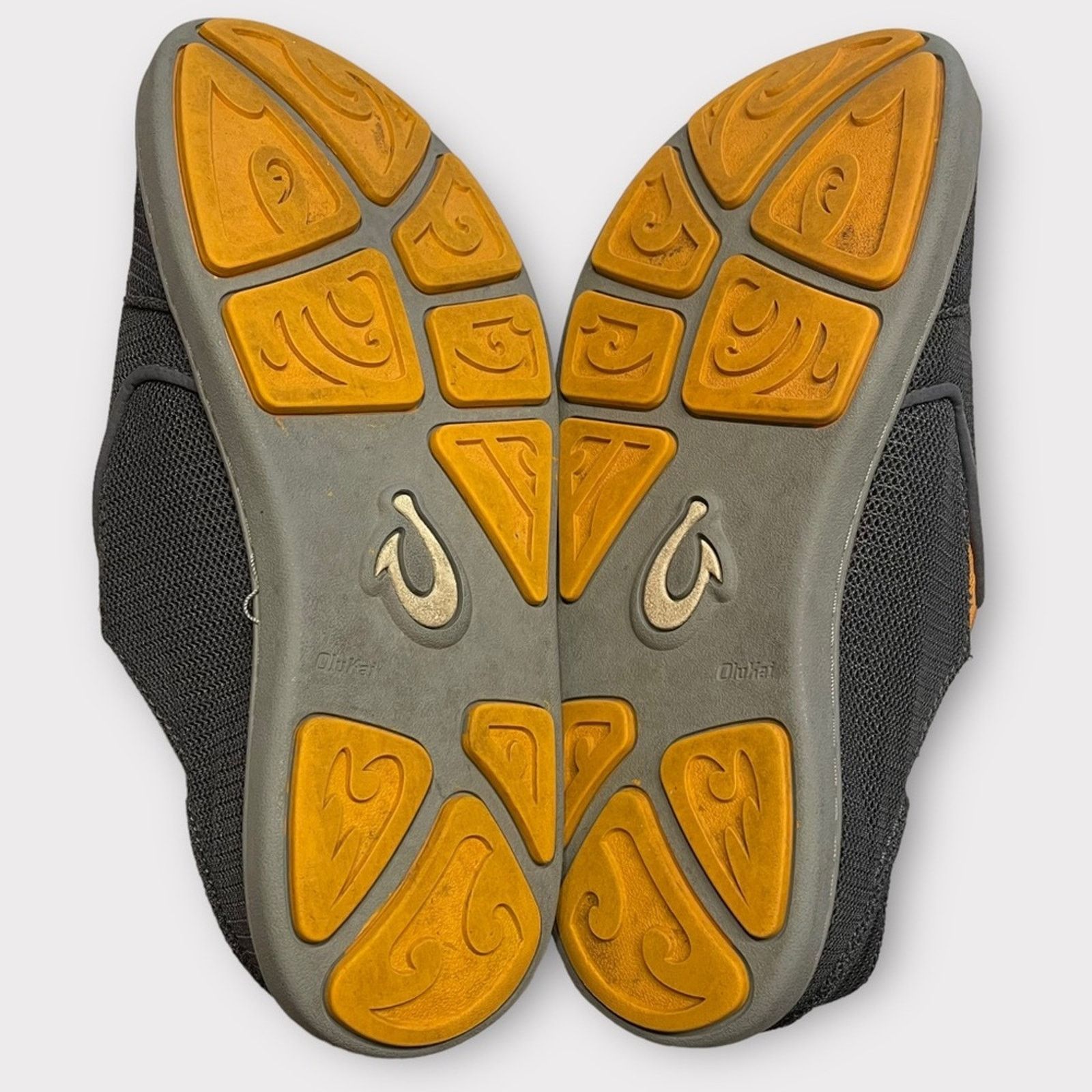 Olukai OLUKAI mens nohea mesh slip-on shoes gray & orange Size US 8 / EU 41 - 6 Thumbnail