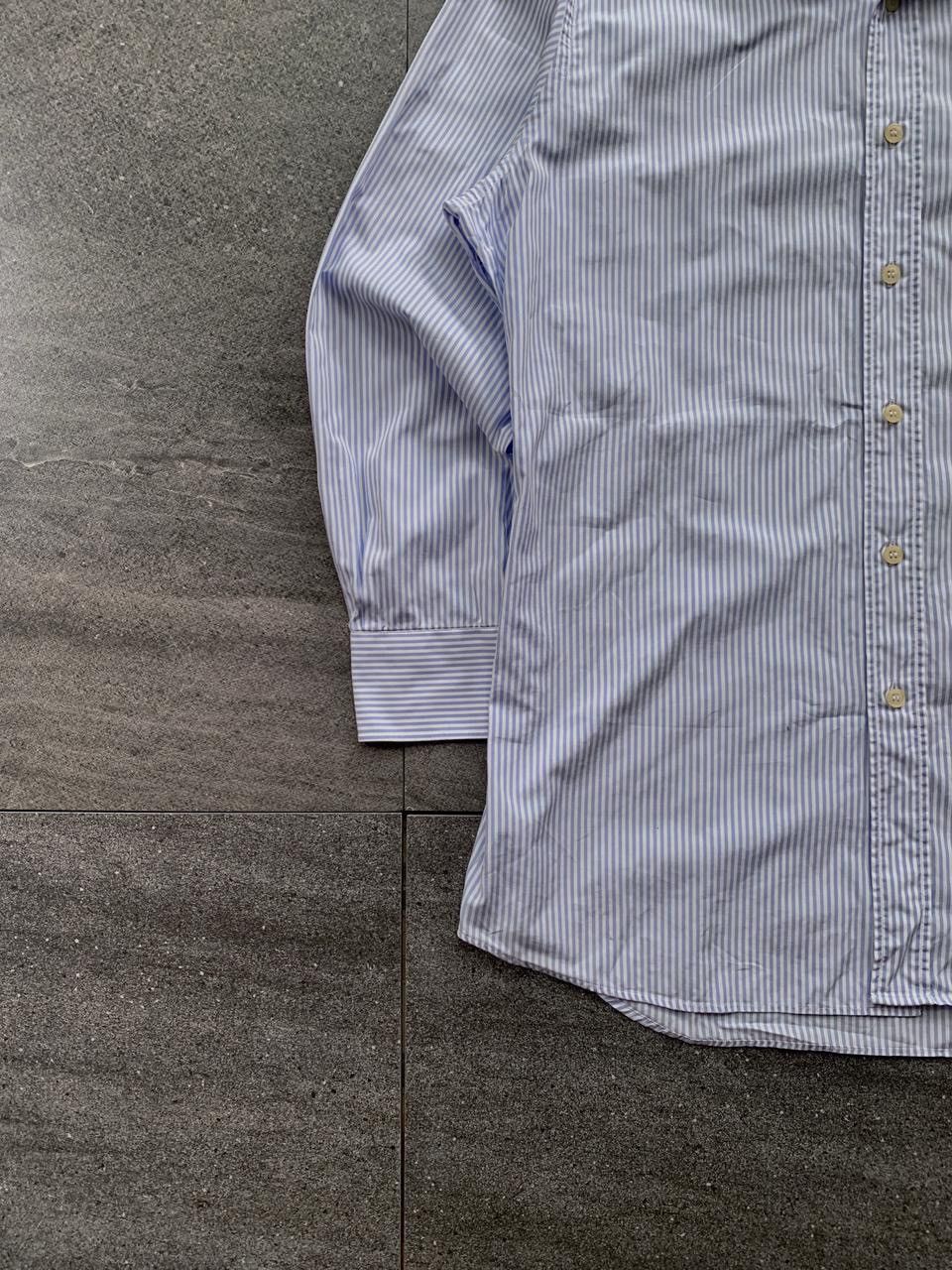 Prada FREE TAX! Striped Slim Ls Shirt Size US L / EU 52-54 / 3 - 3 Thumbnail