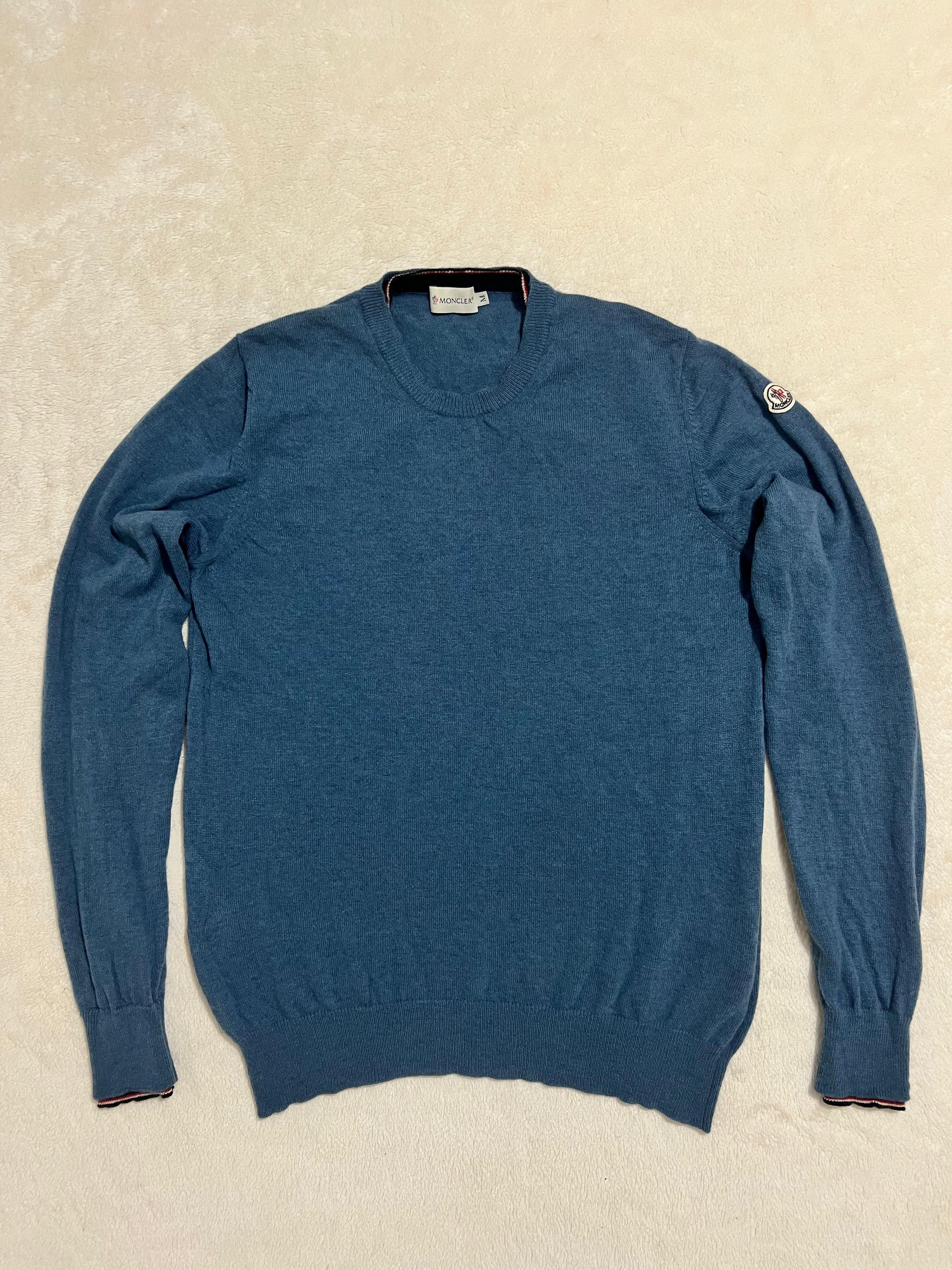 Moncler Moncler Maglione Tricot Girocollo Round Neck Sweater Size US M / EU 48-50 / 2 - 1 Thumbnail