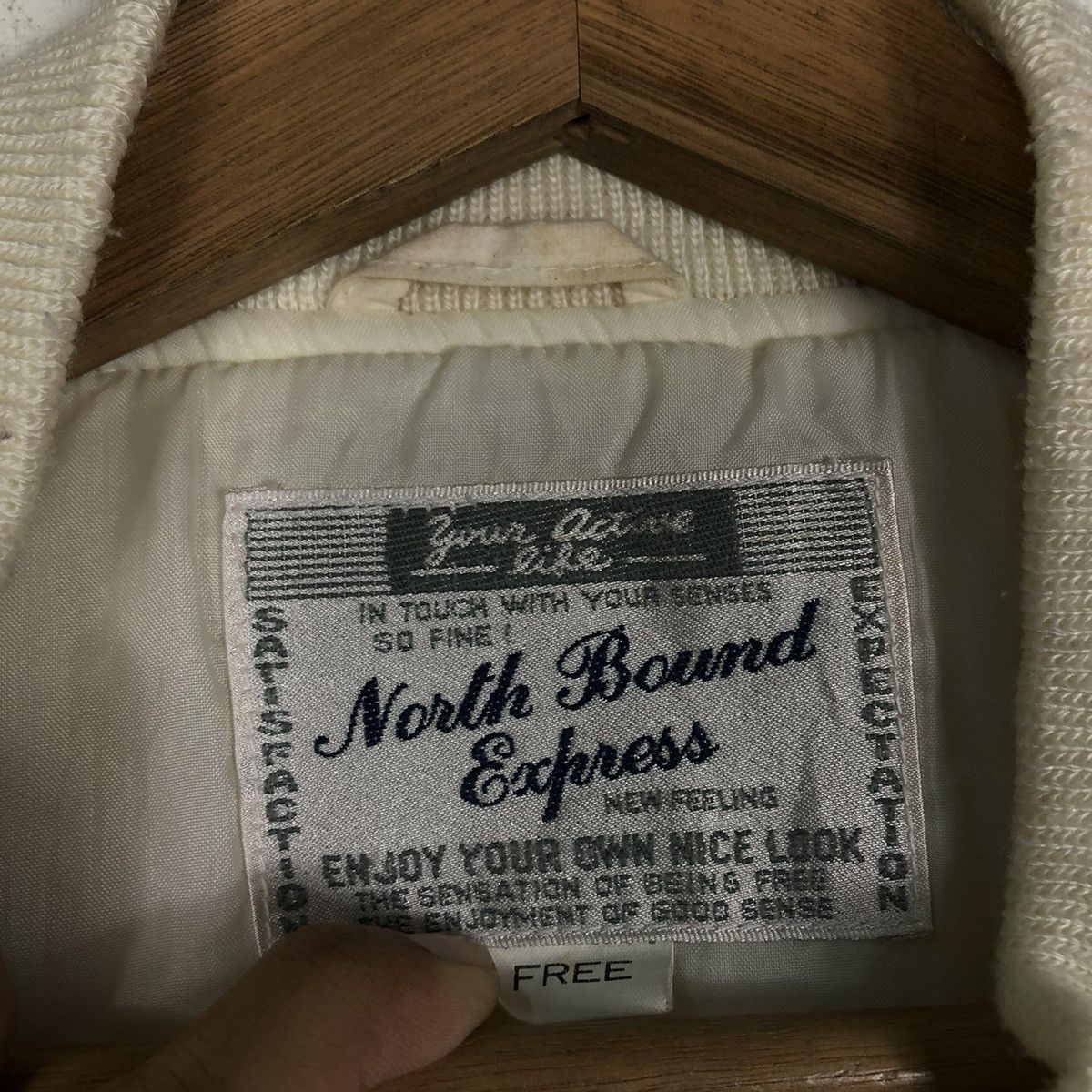 Japanese Brand 🔥VINTAGE BOMBER JACKET BIKER NORTH BOUND EXPRESS Size US M / EU 48-50 / 2 - 20 Thumbnail