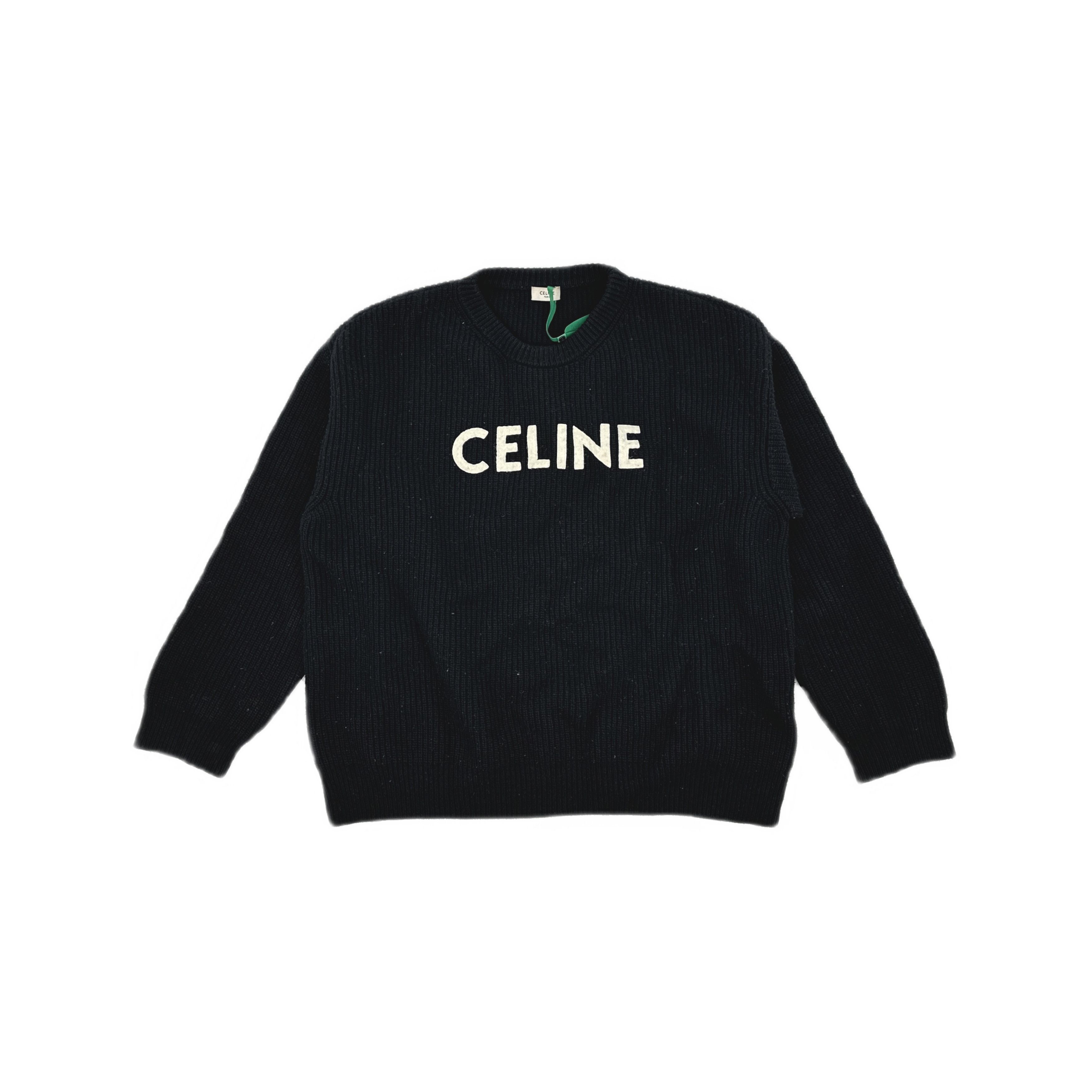 Celine CELINE Logo Wool Sweater Size M Size M / US 6-8 / IT 42-44 - 1 Thumbnail