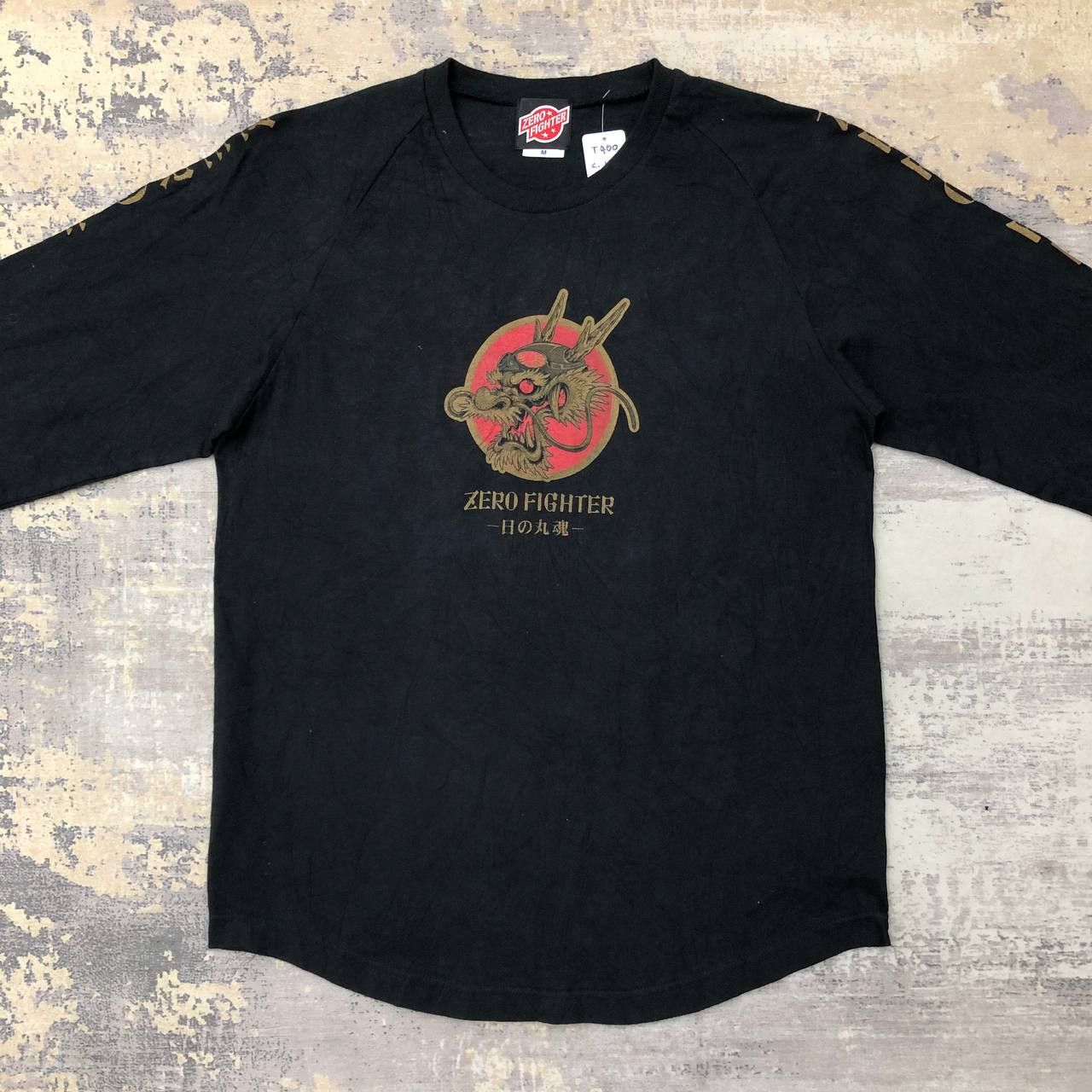 Japanese Brand T400 JAPAN ZERO FIGHTER SUKAJAN YAKUZA TATTOO TEE Size US M / EU 48-50 / 2 - 3 Thumbnail