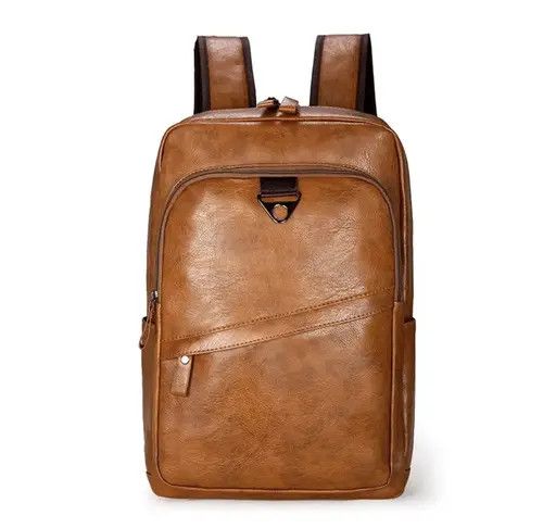 VIBE Laptop Bagpack PU Leather Schoolbag Size ONE SIZE - 1 Thumbnail